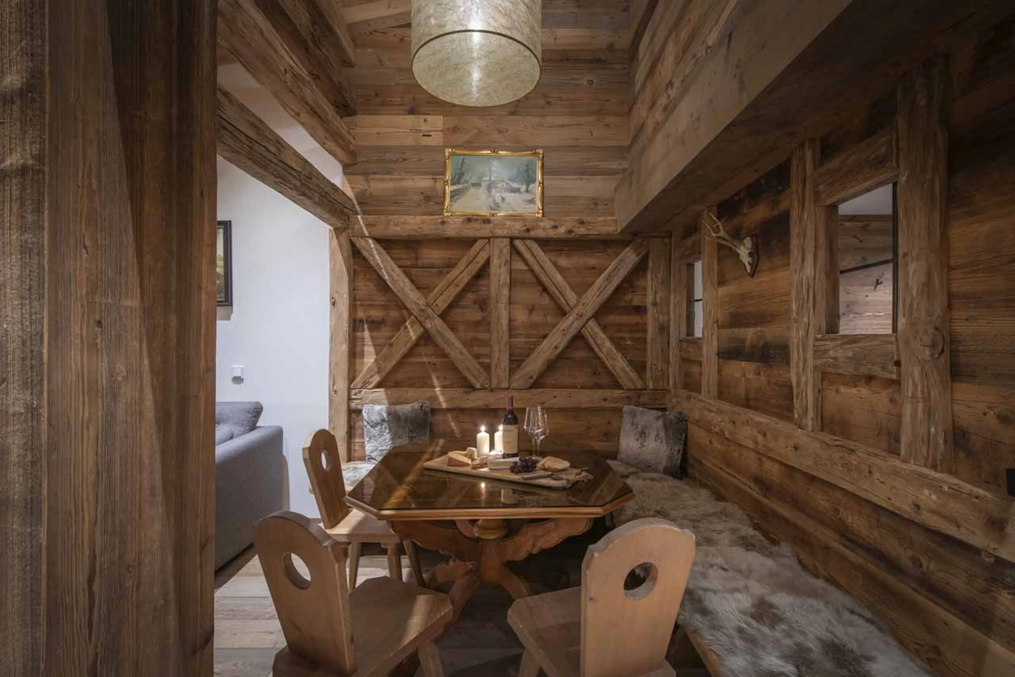 Cosy alcove at Apartment Brunnenhof 11 in Lech