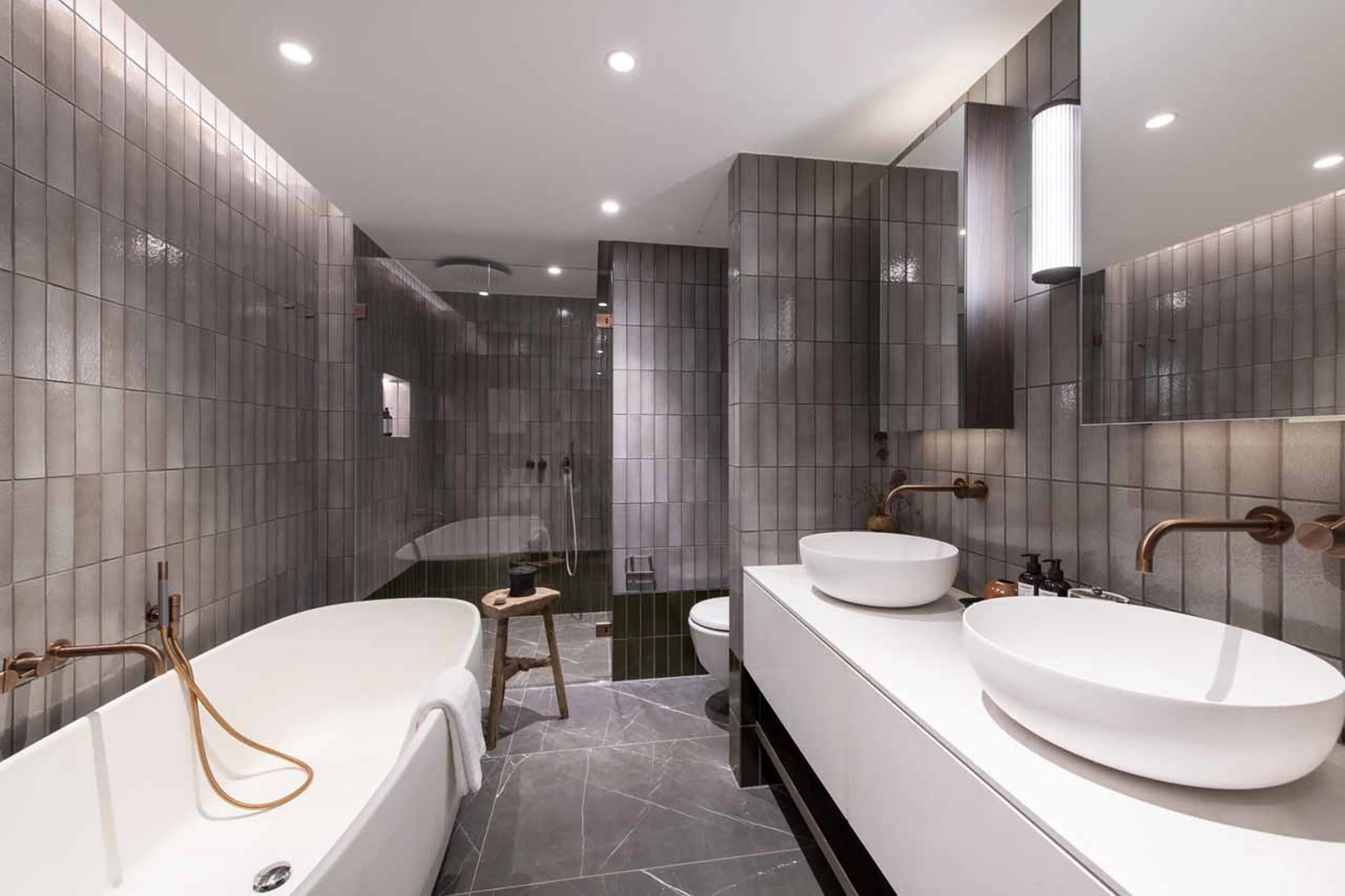 Bathroom one at Apartment Brunnenhof 12 in Lech