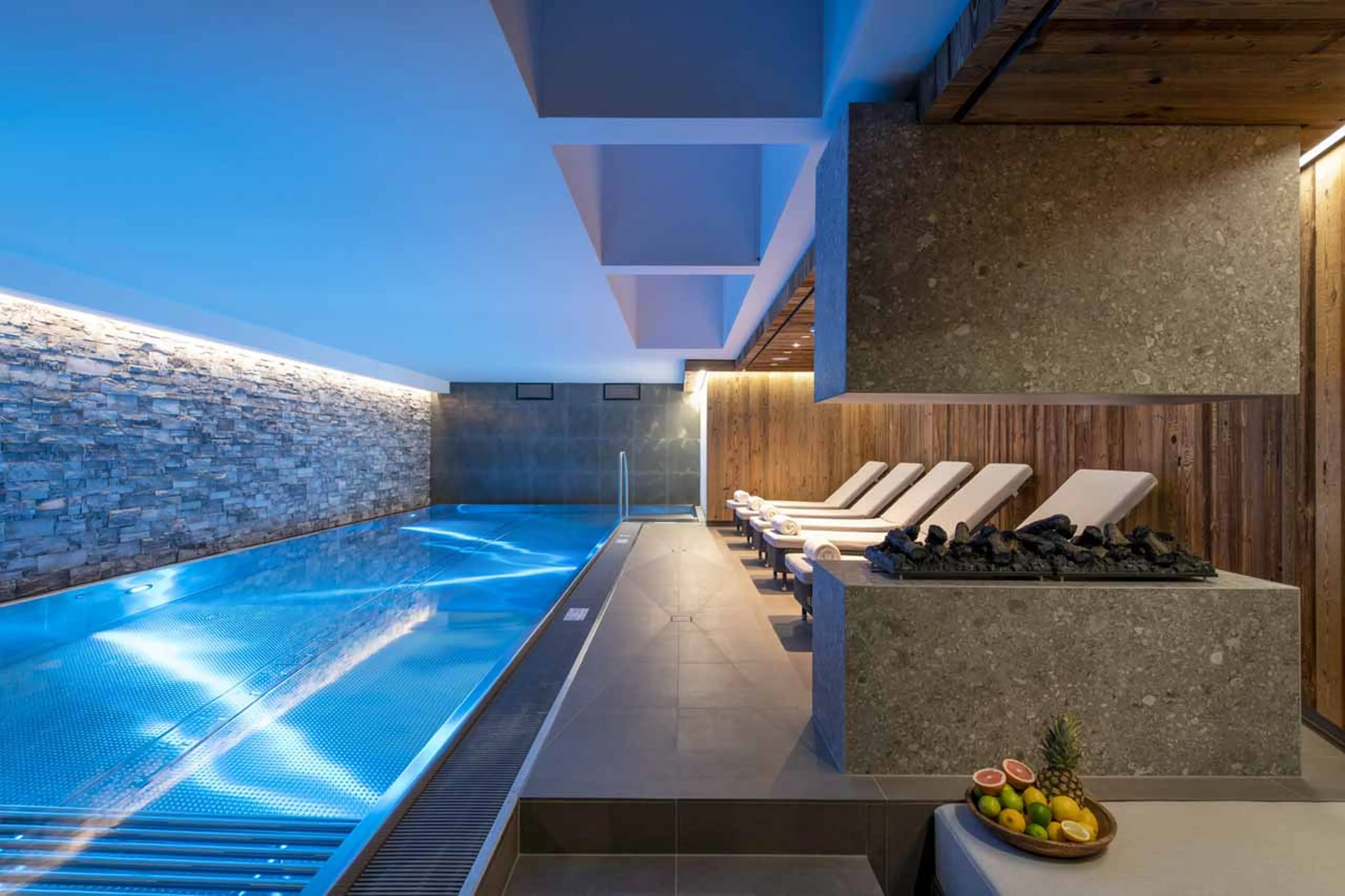 Spa with pool at Apartment Brunnenhof 12 in Lech