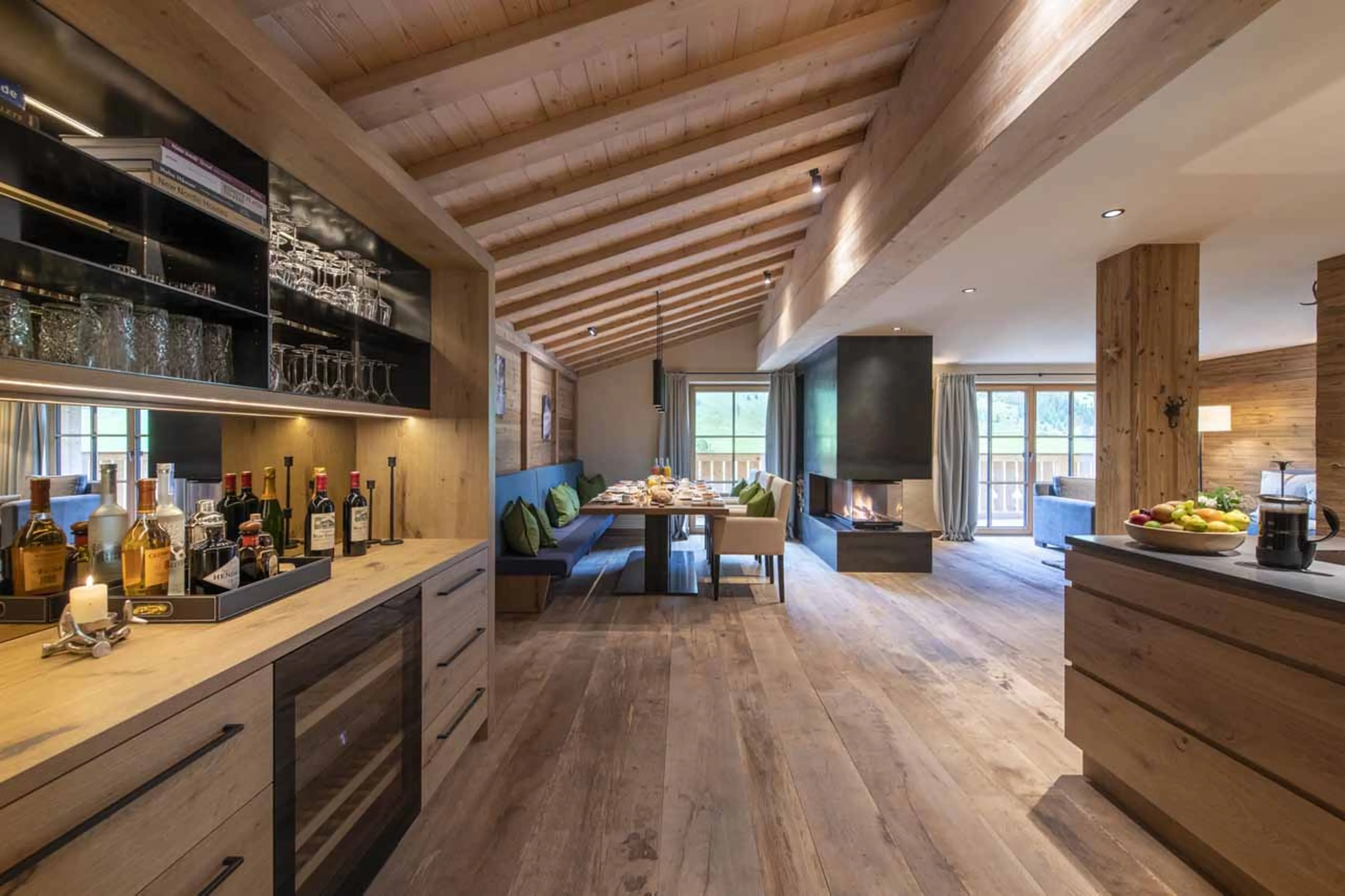 Kitchen at Apartment Brunnenhof 13 in Lech