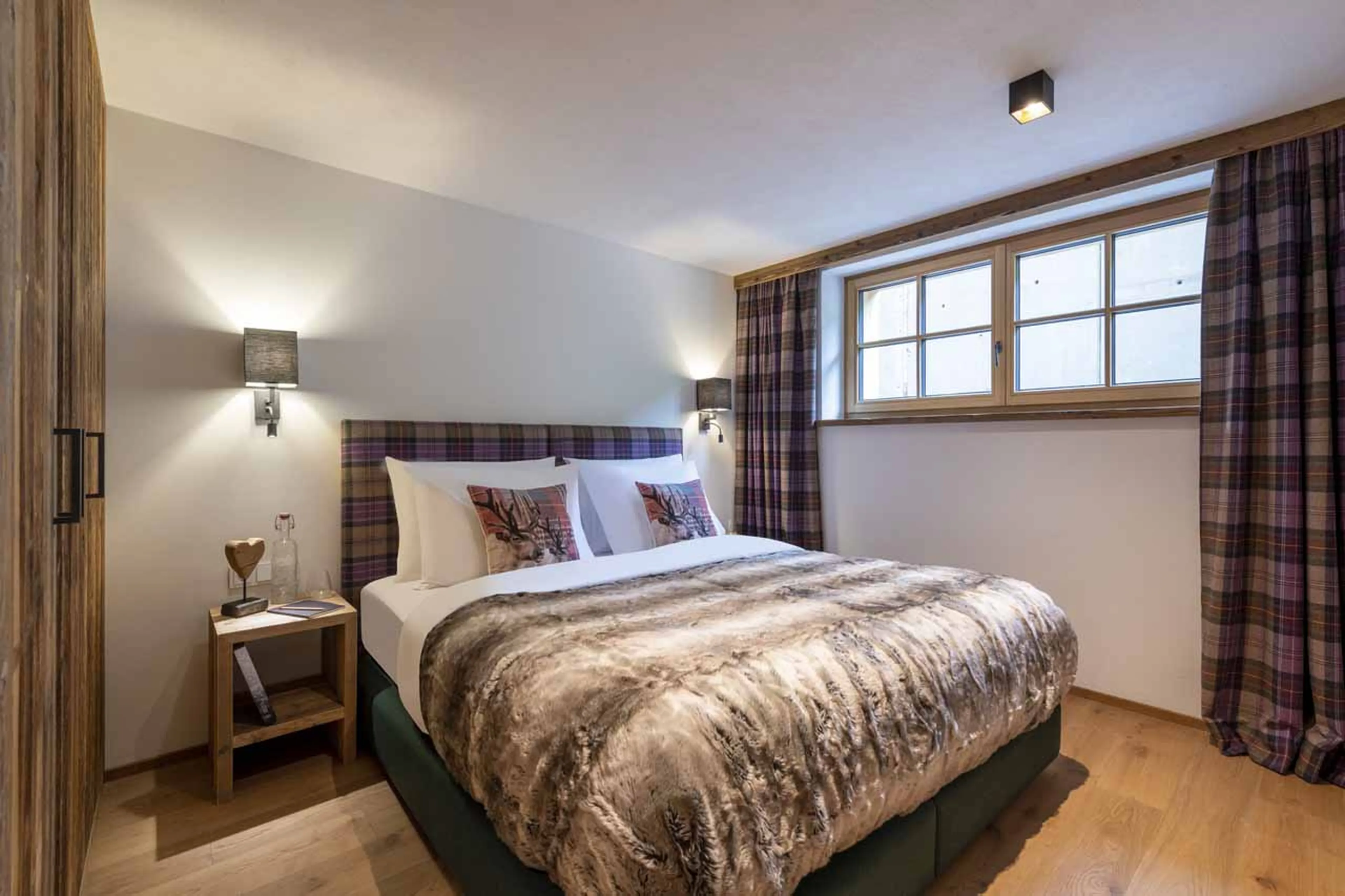 Bedroom three at Apartment Brunnenhof 6 in Lech