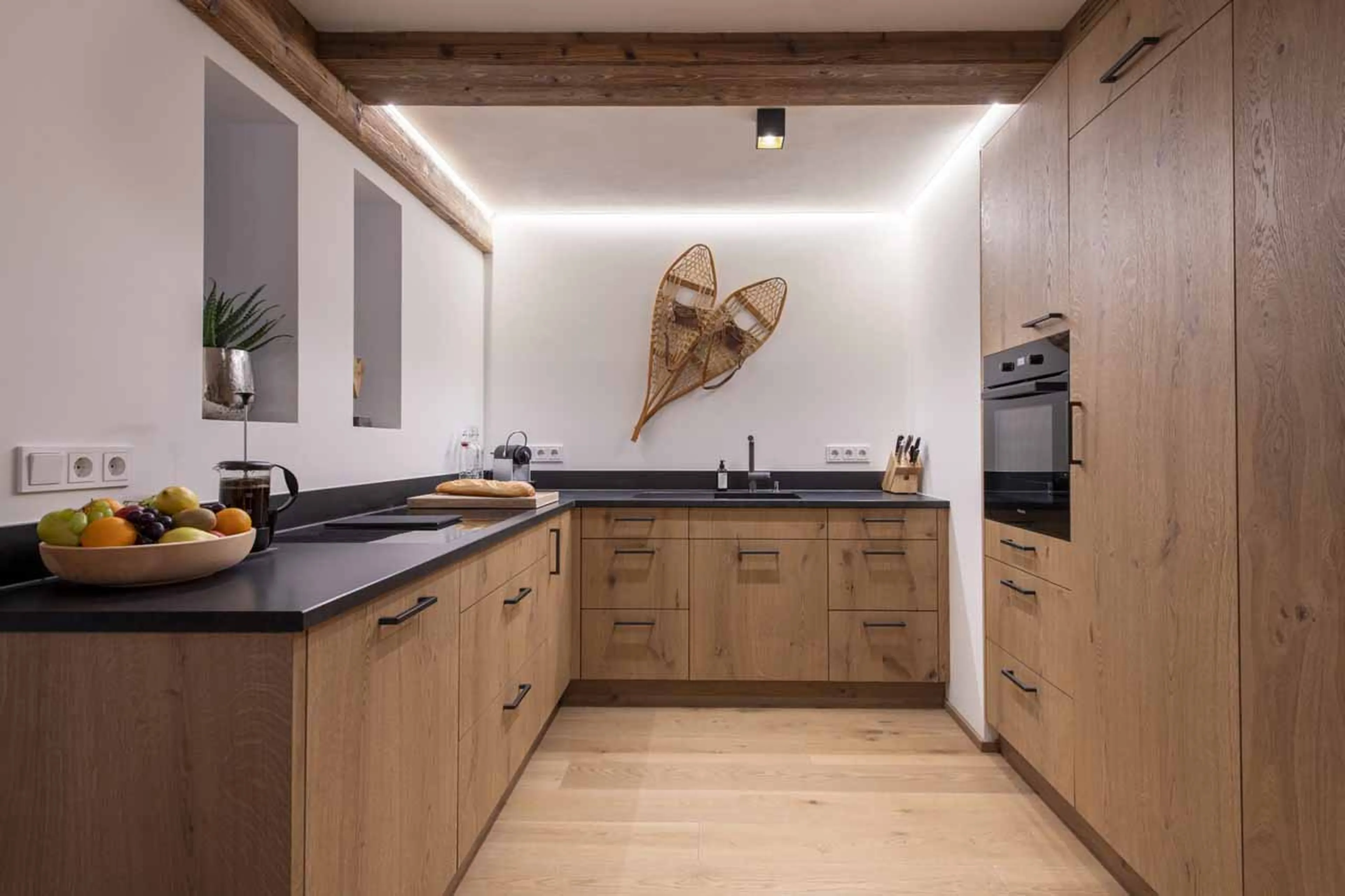 Kitchen at Apartment Brunnenhof 6 in Lech