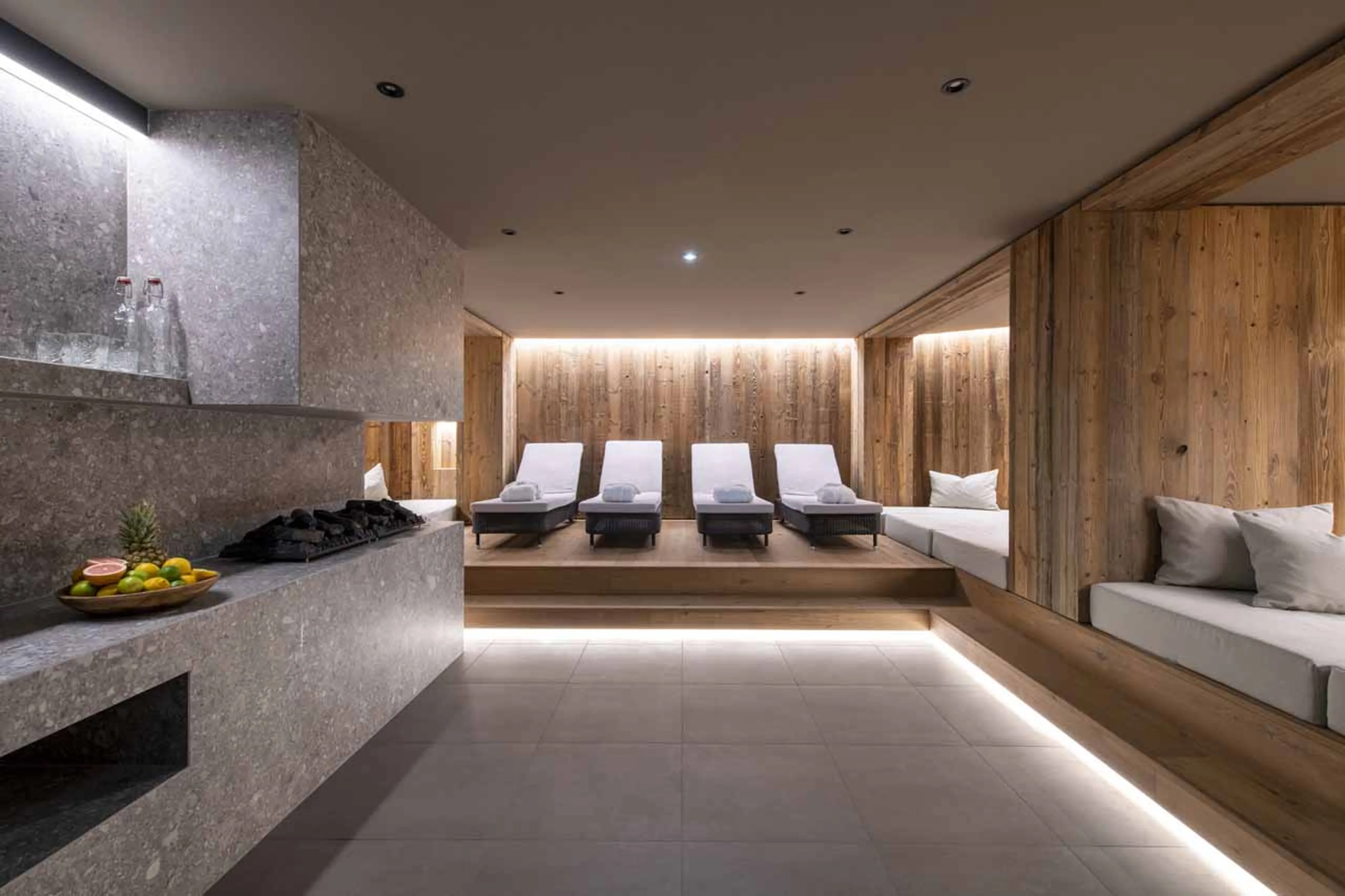 Spa area at  Apartment Brunnenhof 7 in Lech