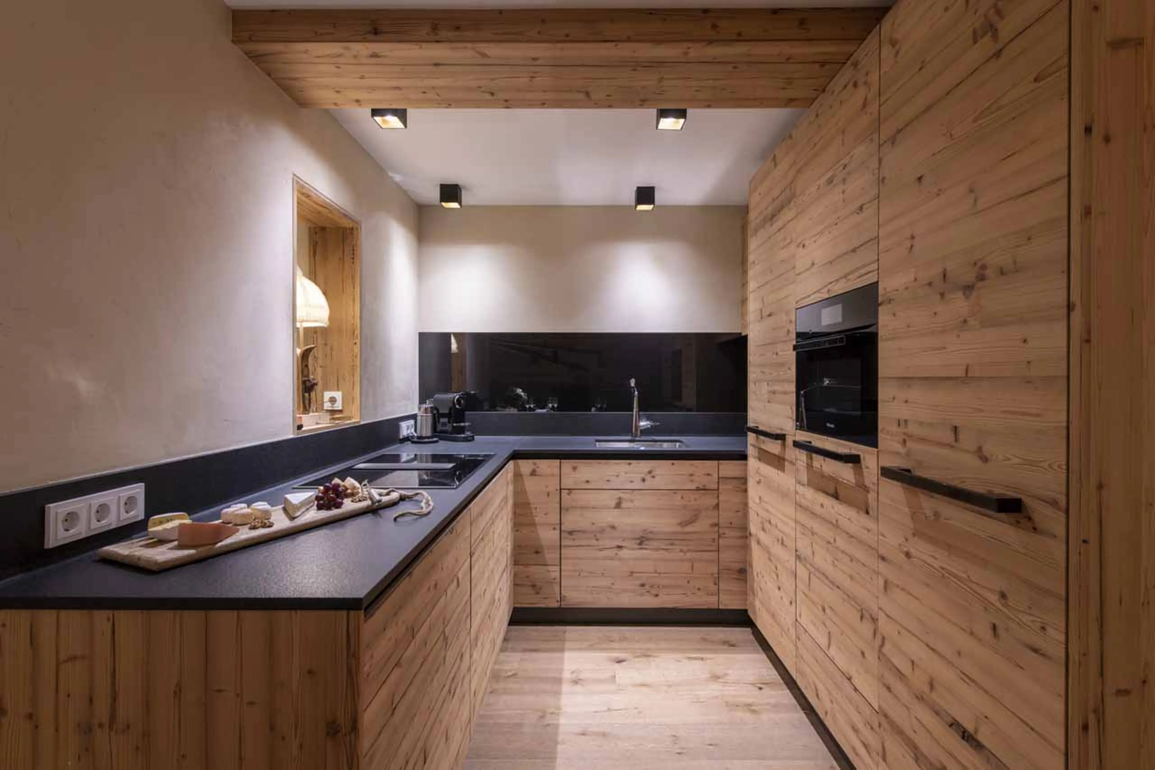 Kitchen at Apartment Brunnenhof 9 in Lech
