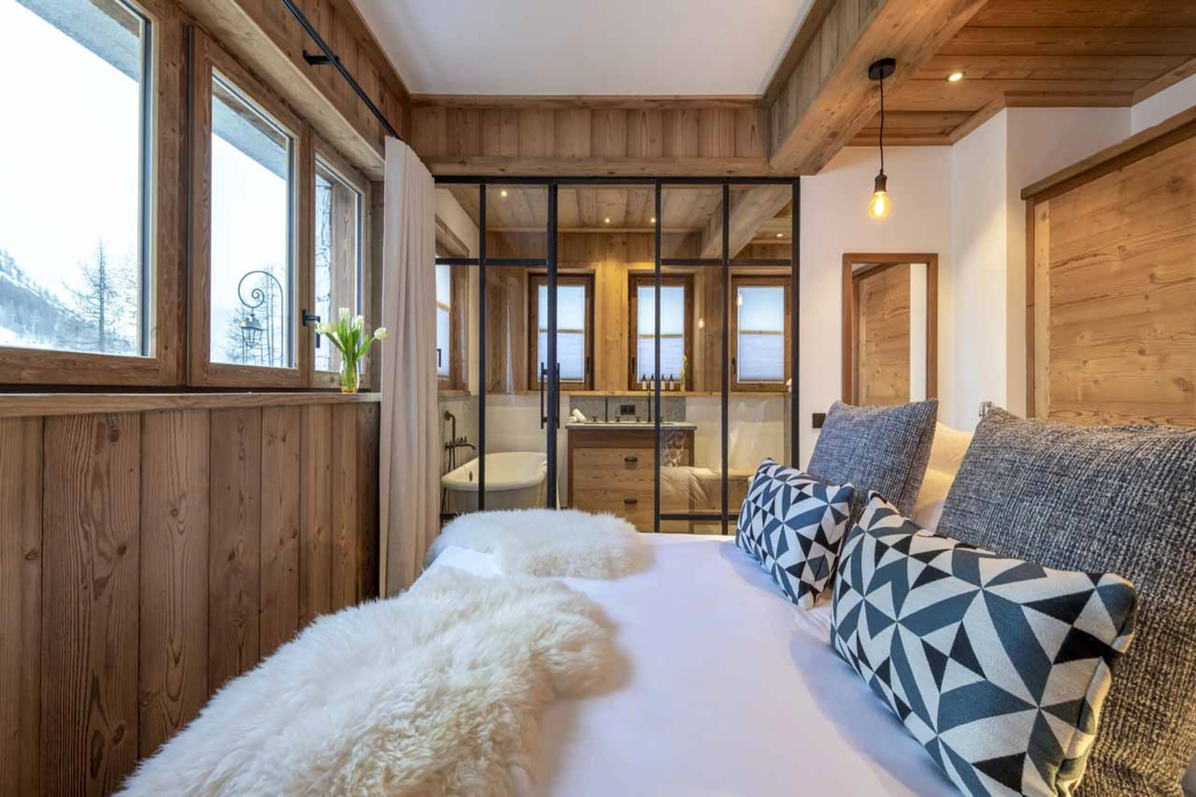 Bedroom one at Apartment Cala 201 in Val d'Isere
