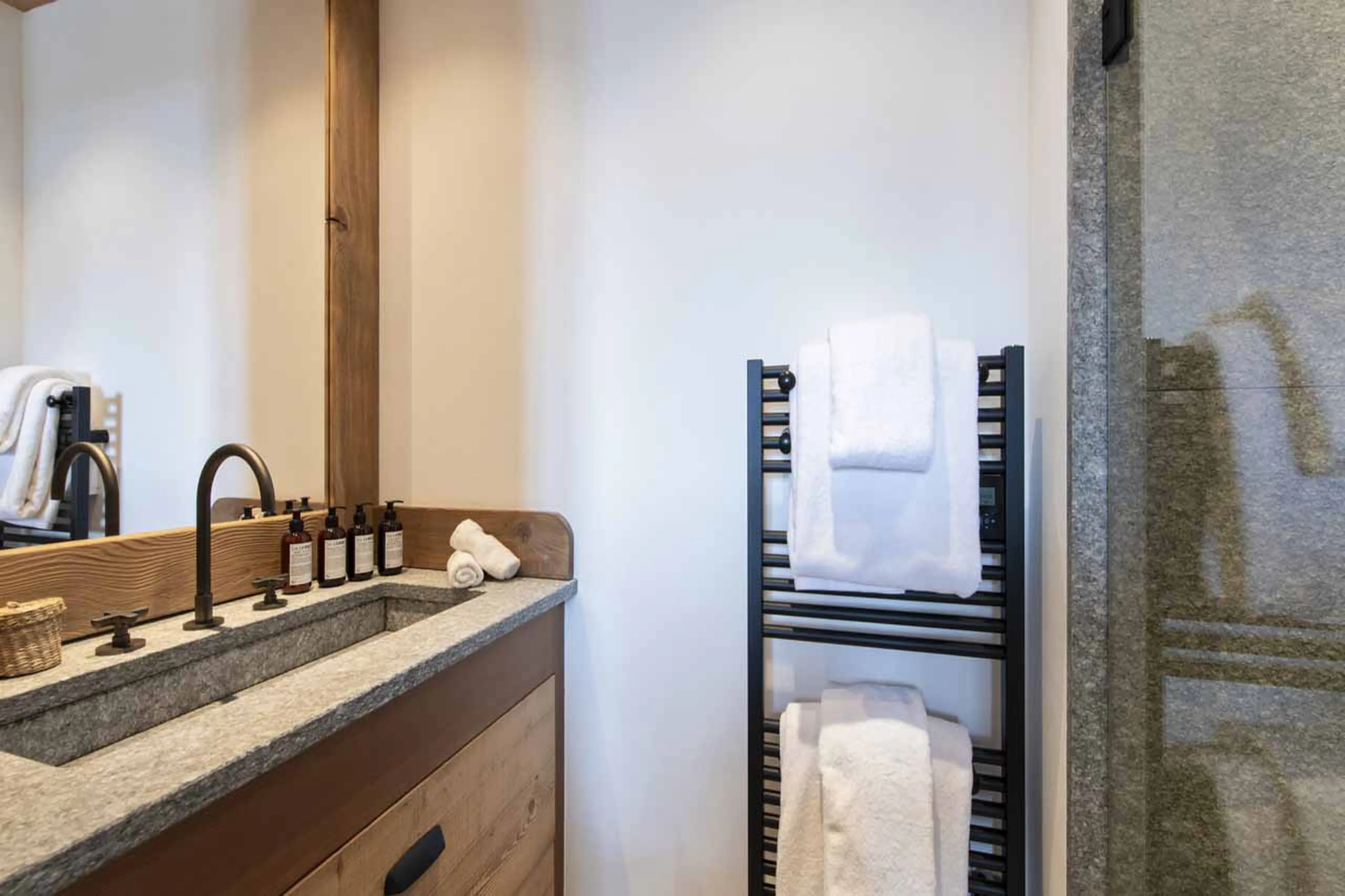 Shower room at Apartment Cala 201 in Val d'Isere