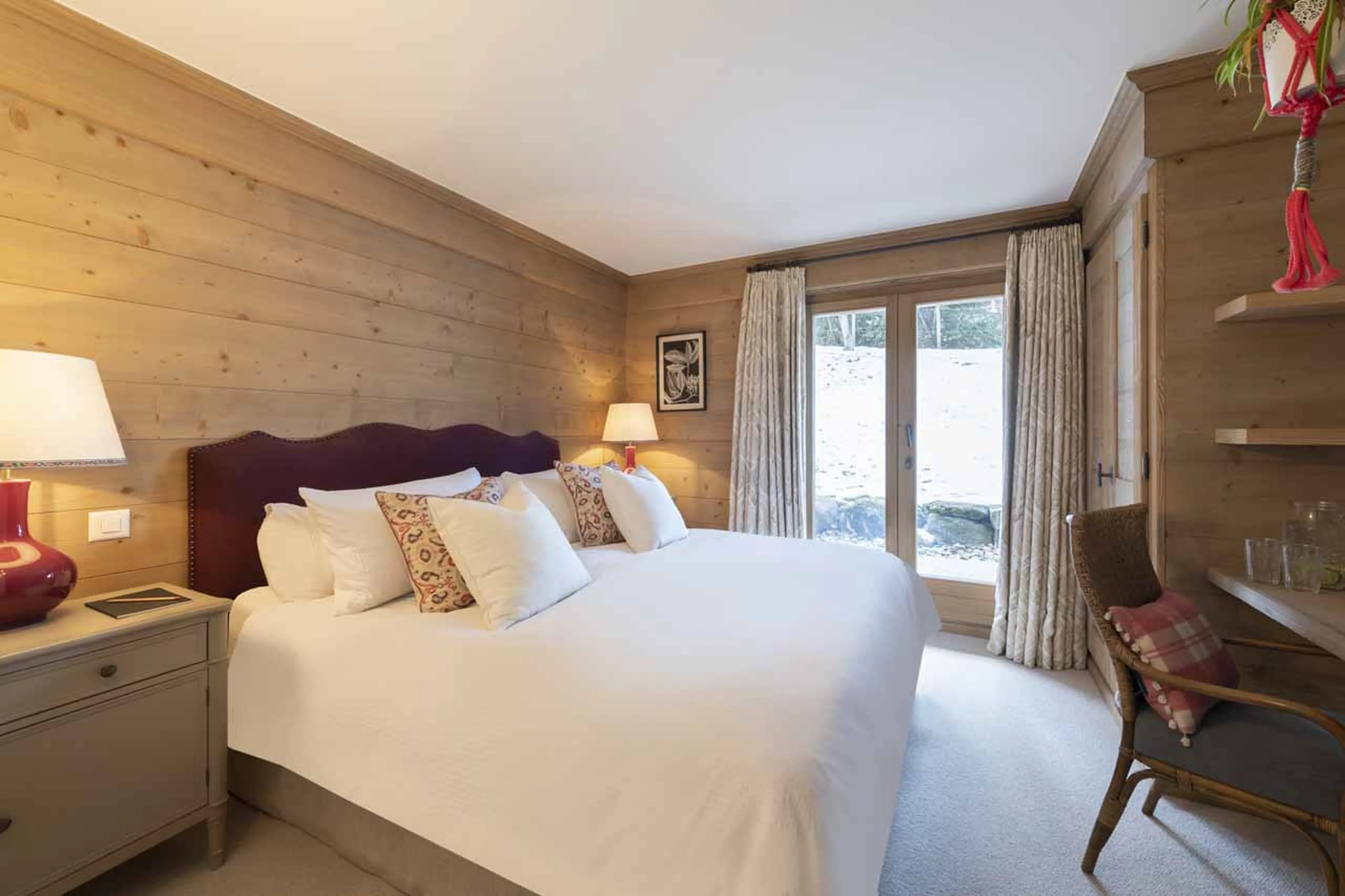 Bedroom three at Apartment Cantarella in Verbier