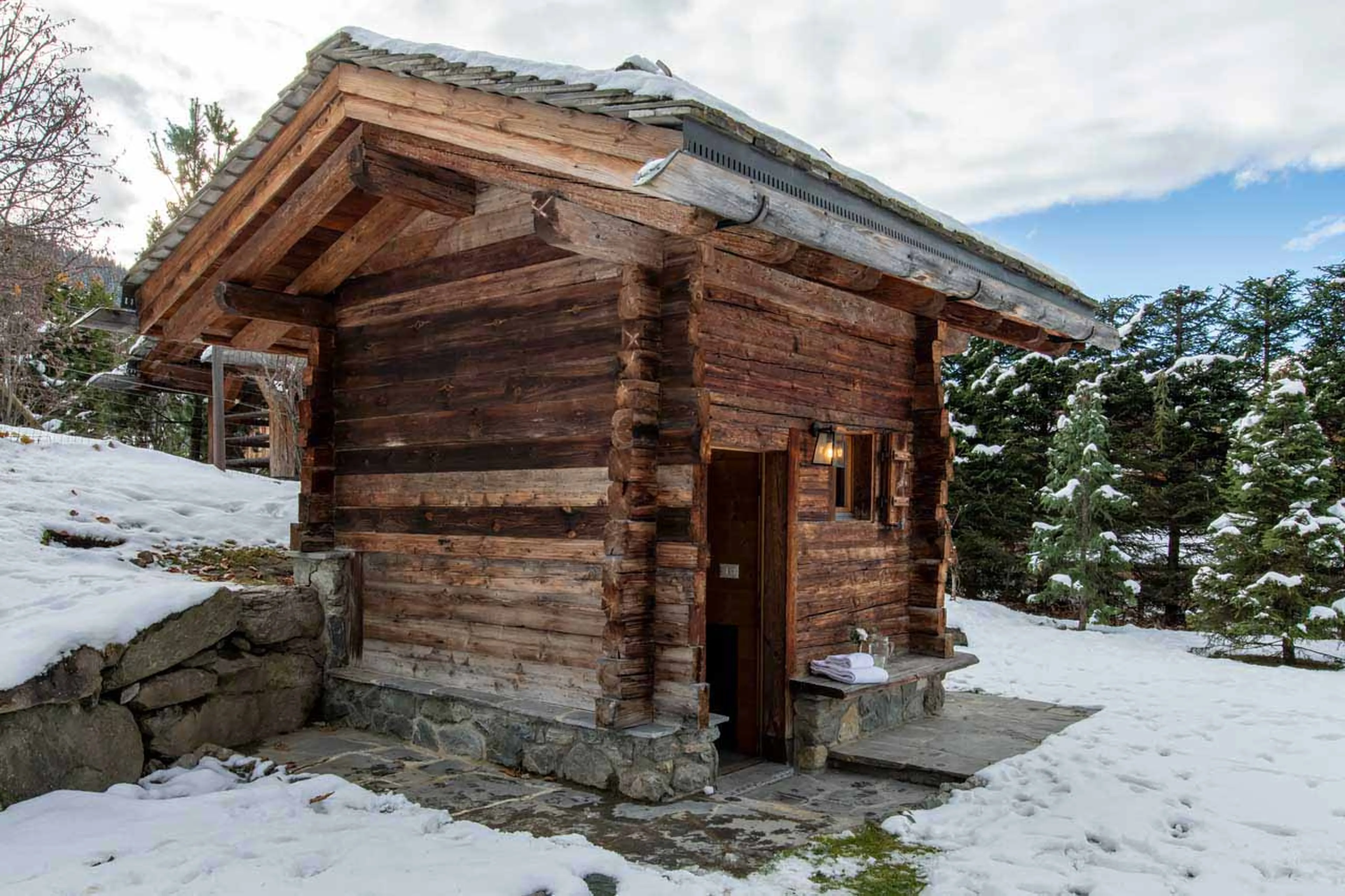 Sauna cabin at Apartment Cantarella in Verbier