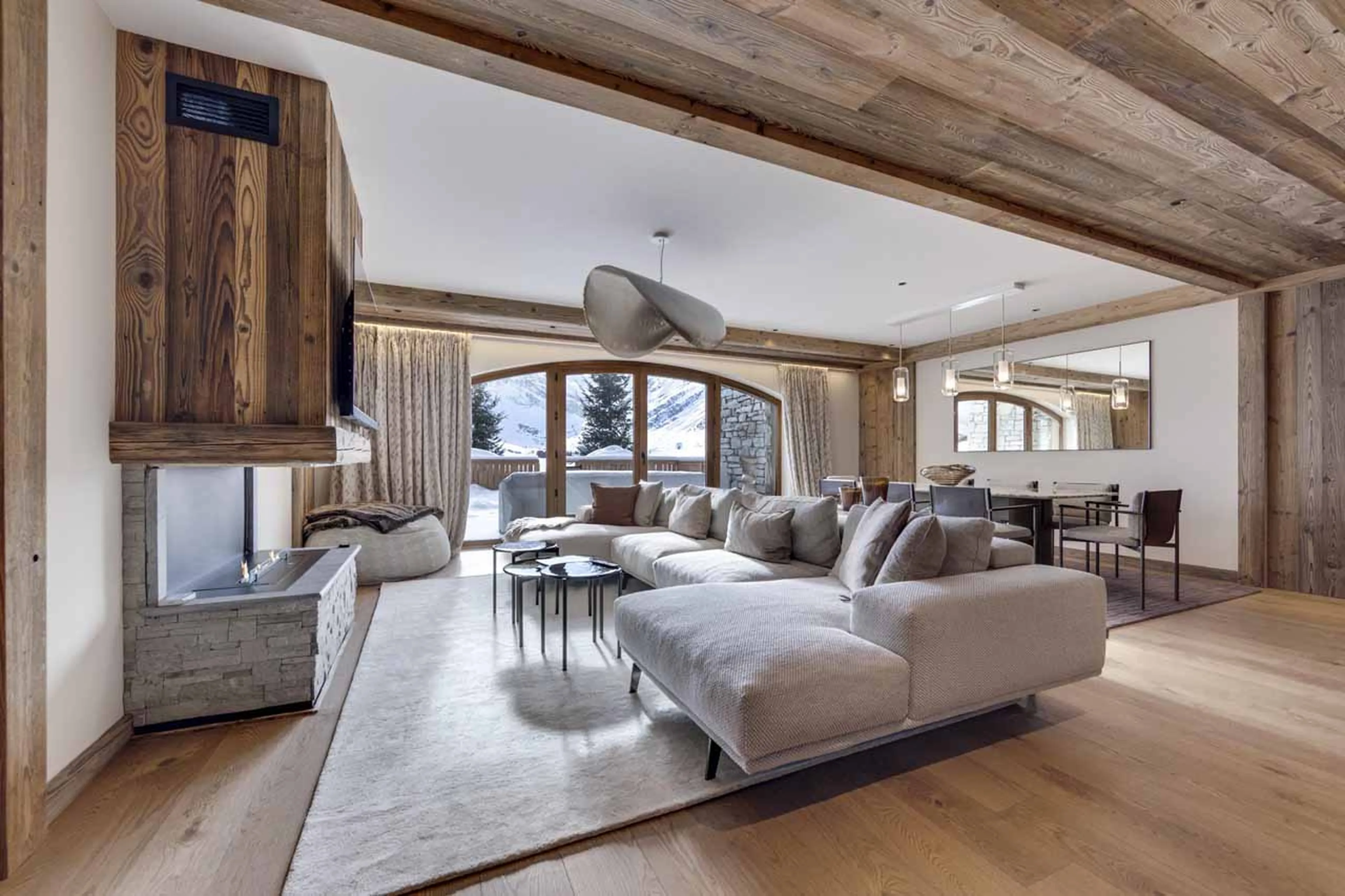 Living area at Apartment Chardon 102 in Val d'Isere