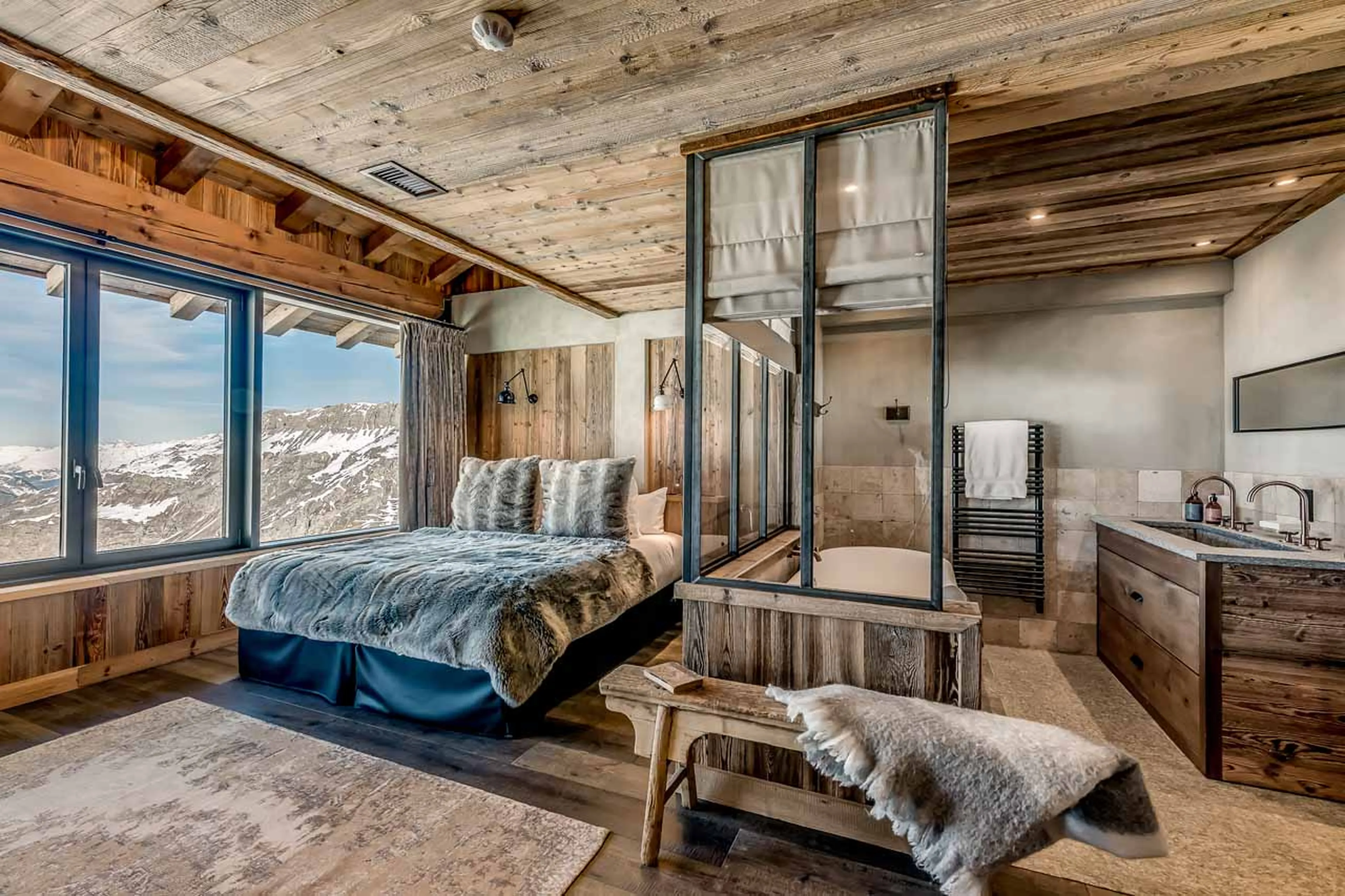 Bedroom two at Apartment Charvet in Val d'Isere