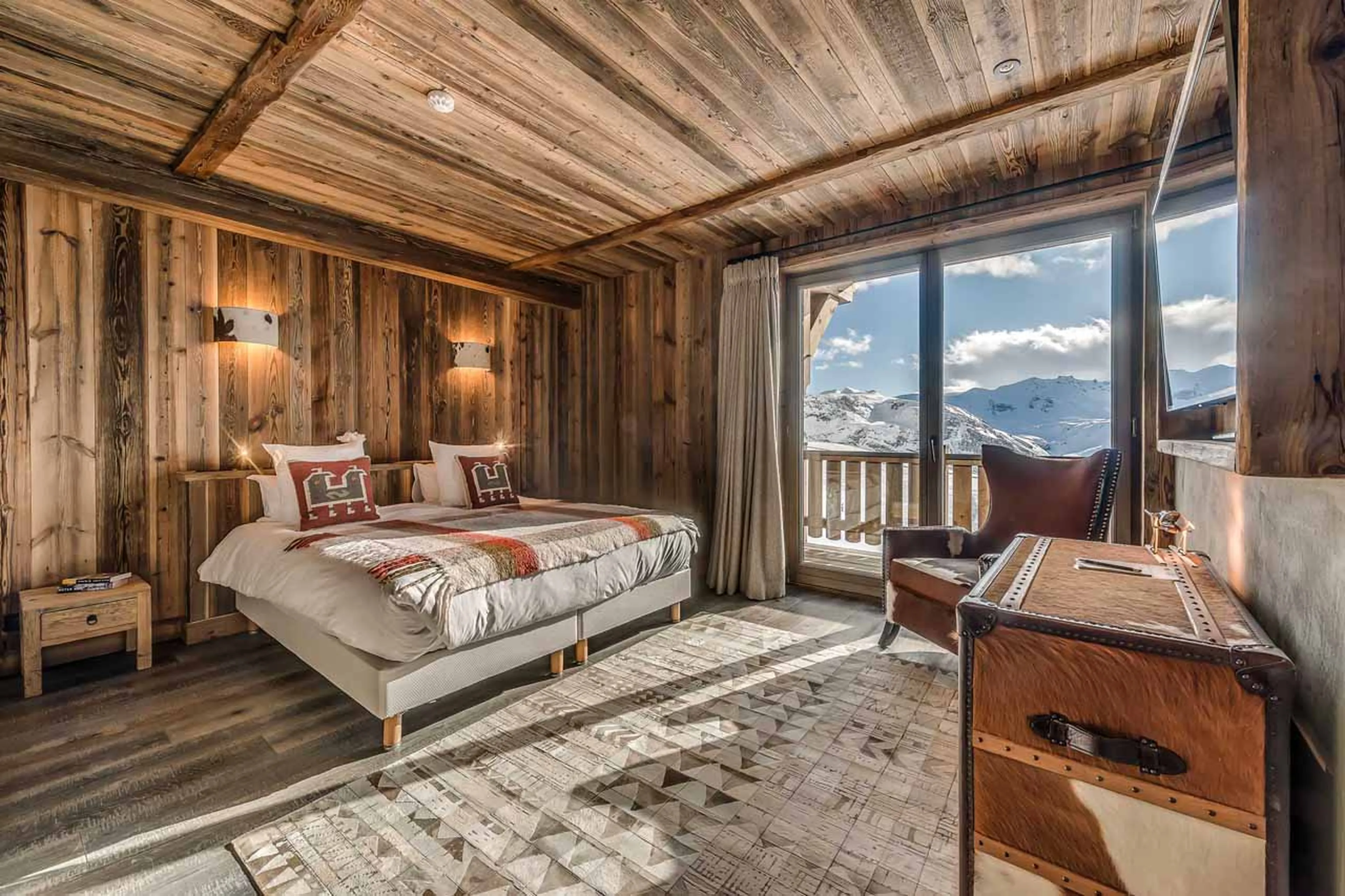 Bedroom one at Apartment Charvet in Val d'Isere