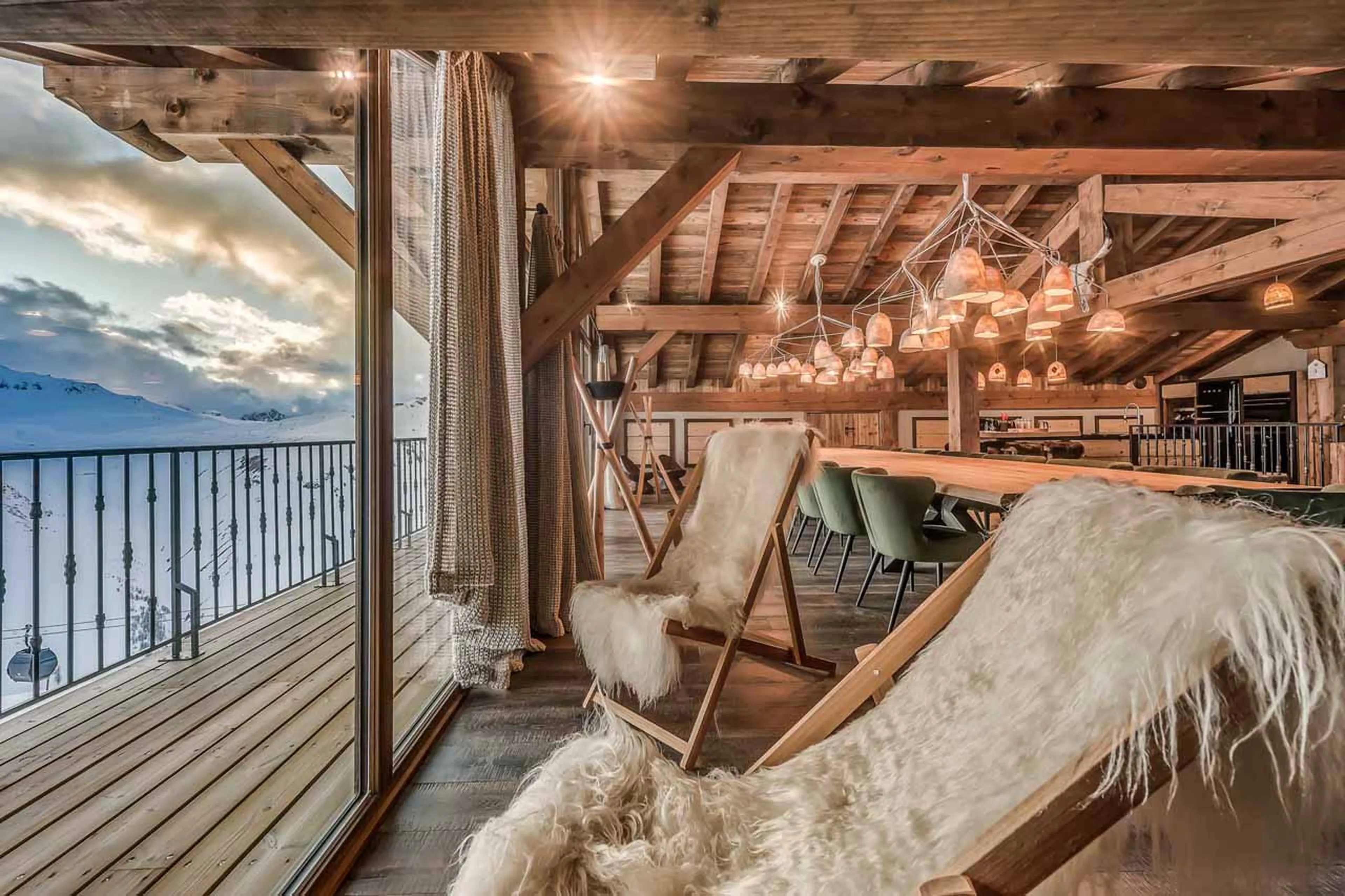 Mountain views from Apartment Charvet in Val d'Isere