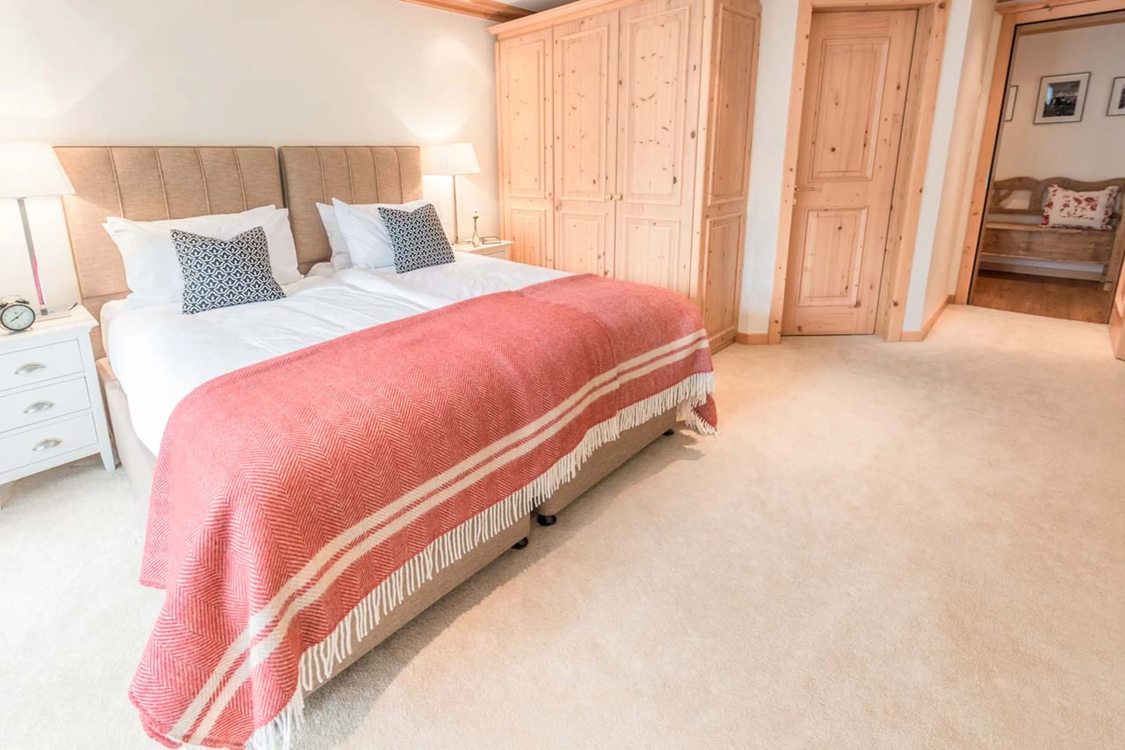 Bedroom two at Apartment D'Amore in Zermatt