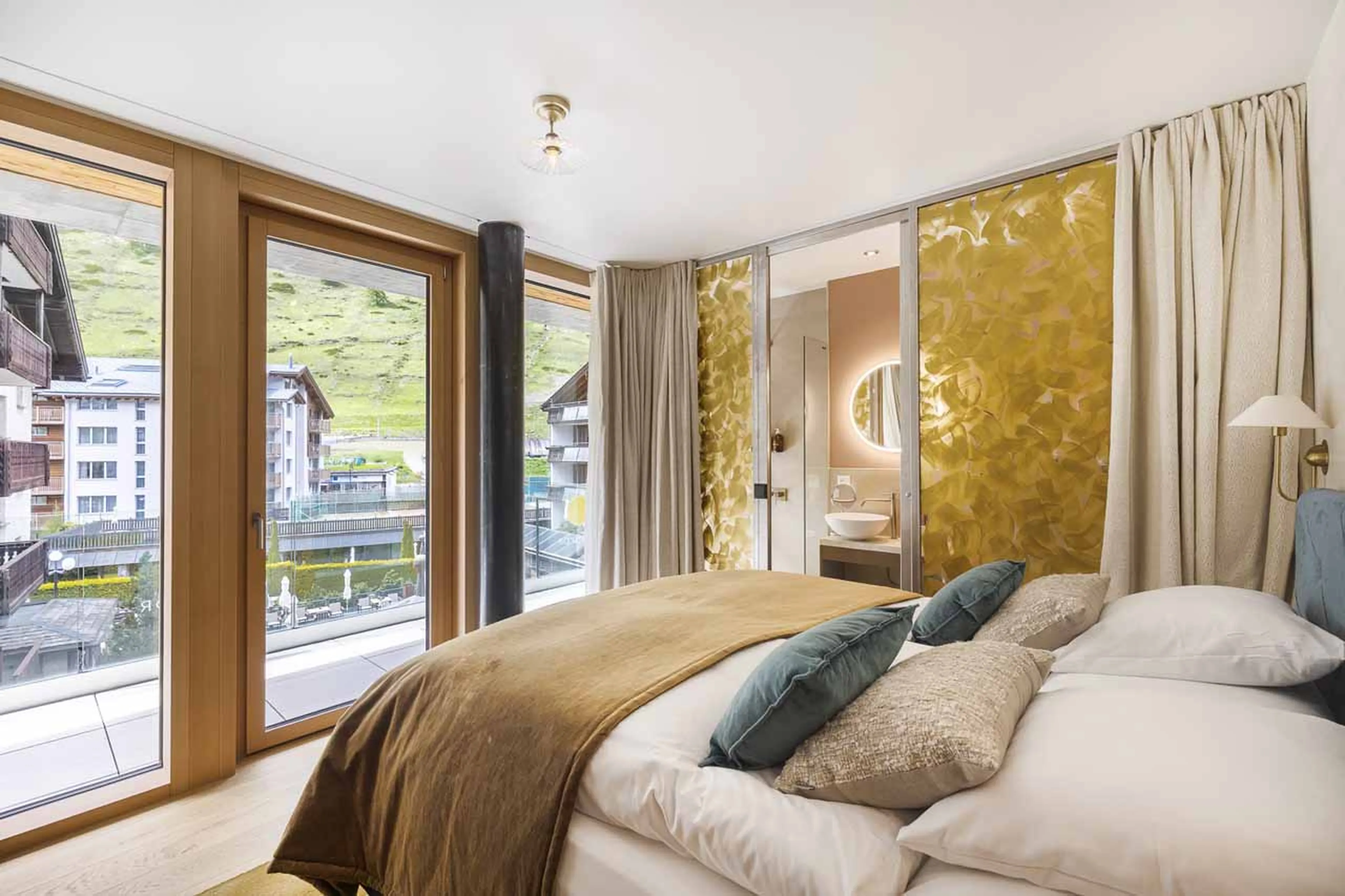 Bedroom 2 at Apartment Fix You in Zermatt