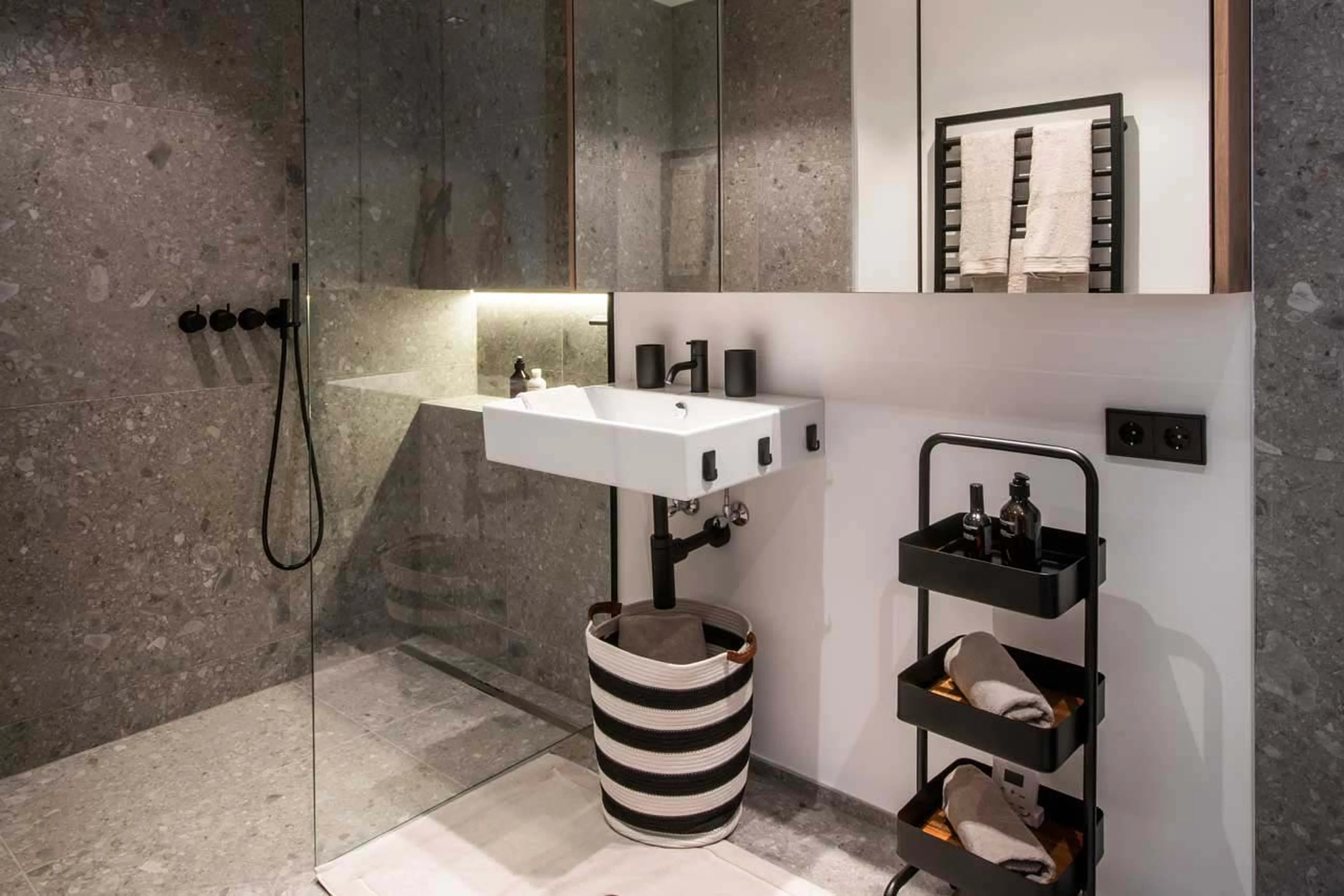 Shower room three at Apartment Galzig in St Anton