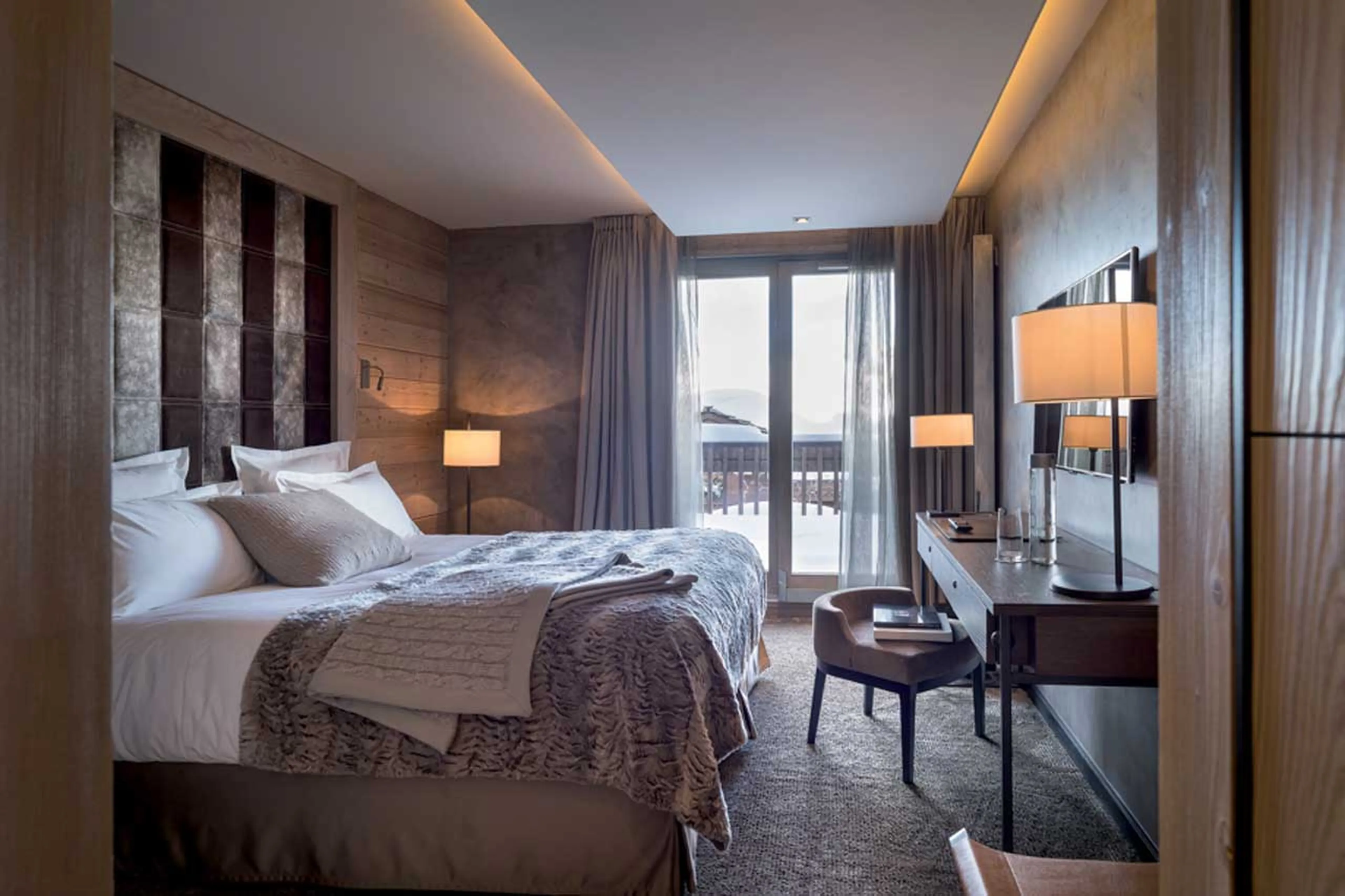 Bedroom three at Apartment Garnet in Courchevel 1850