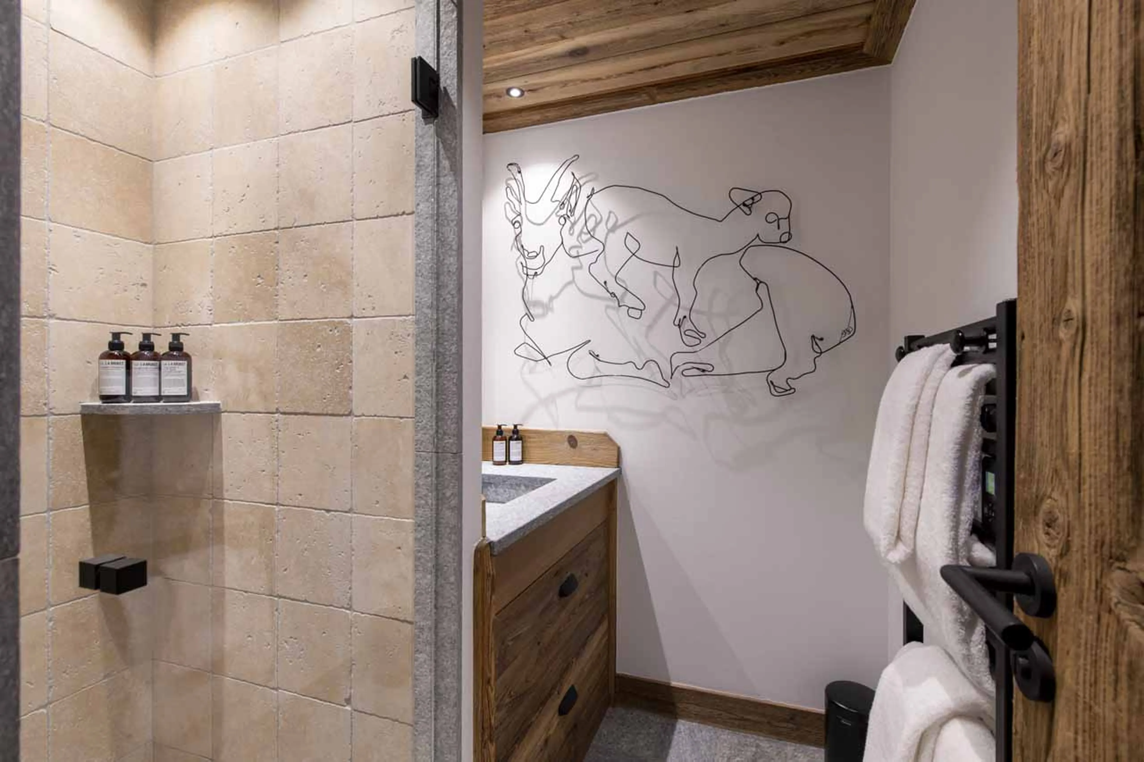 Shower room four at Apartment Grand Pre 2 in Val d'Isere