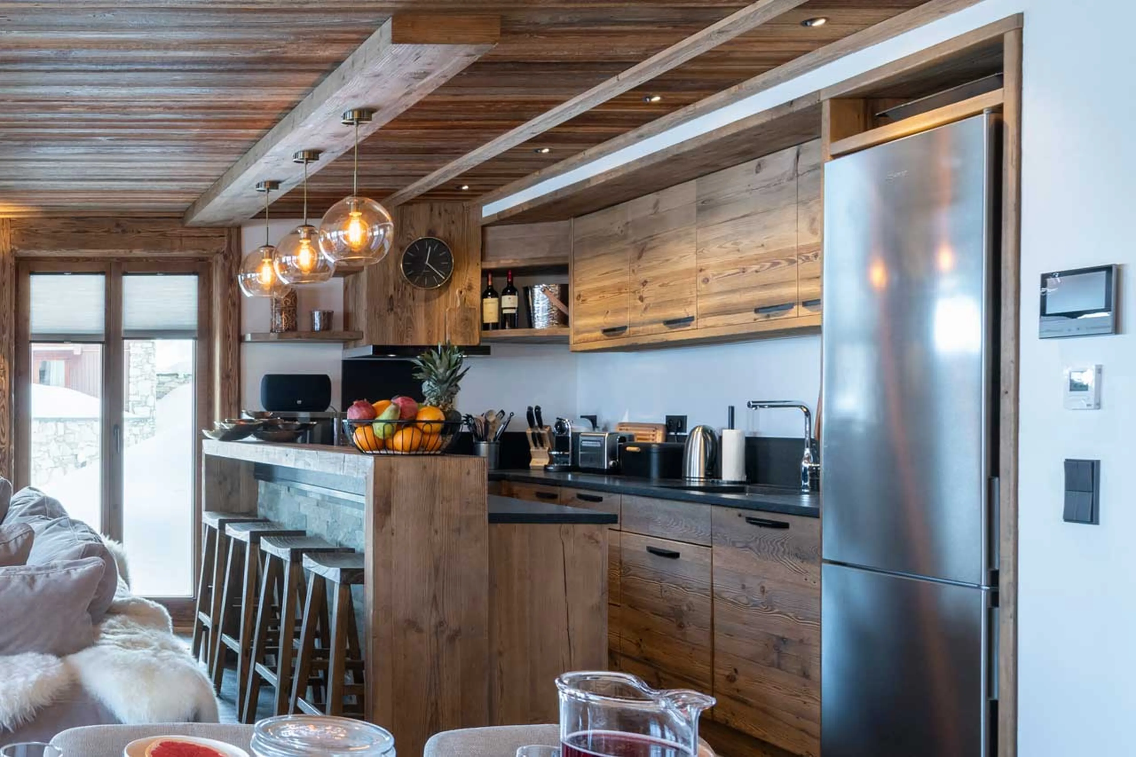 Kitchen at Apartment Grand Pre 2 in Val d'Isere