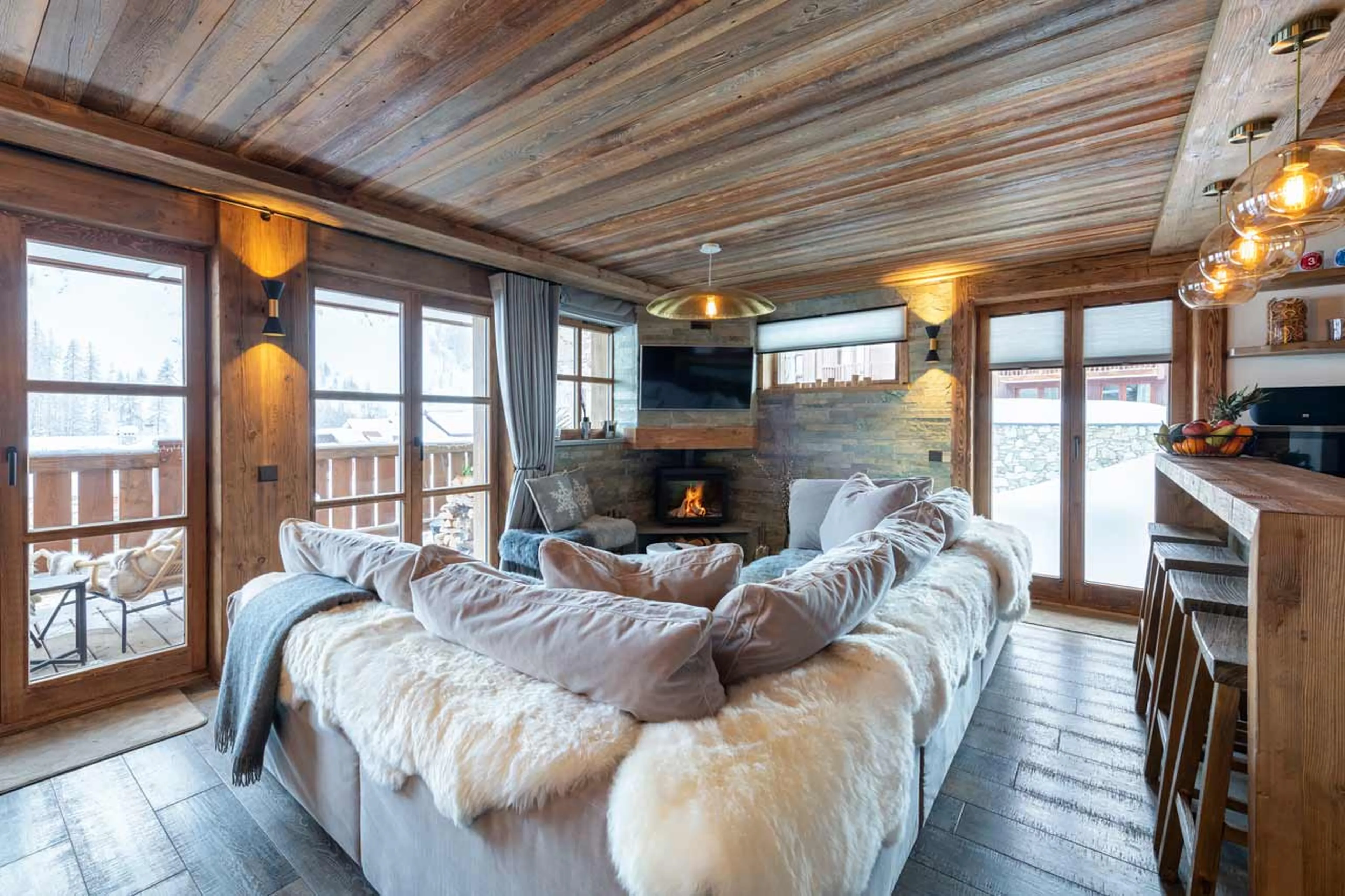 Balcony access at Apartment Grand Pre 2 in Val d'Isere