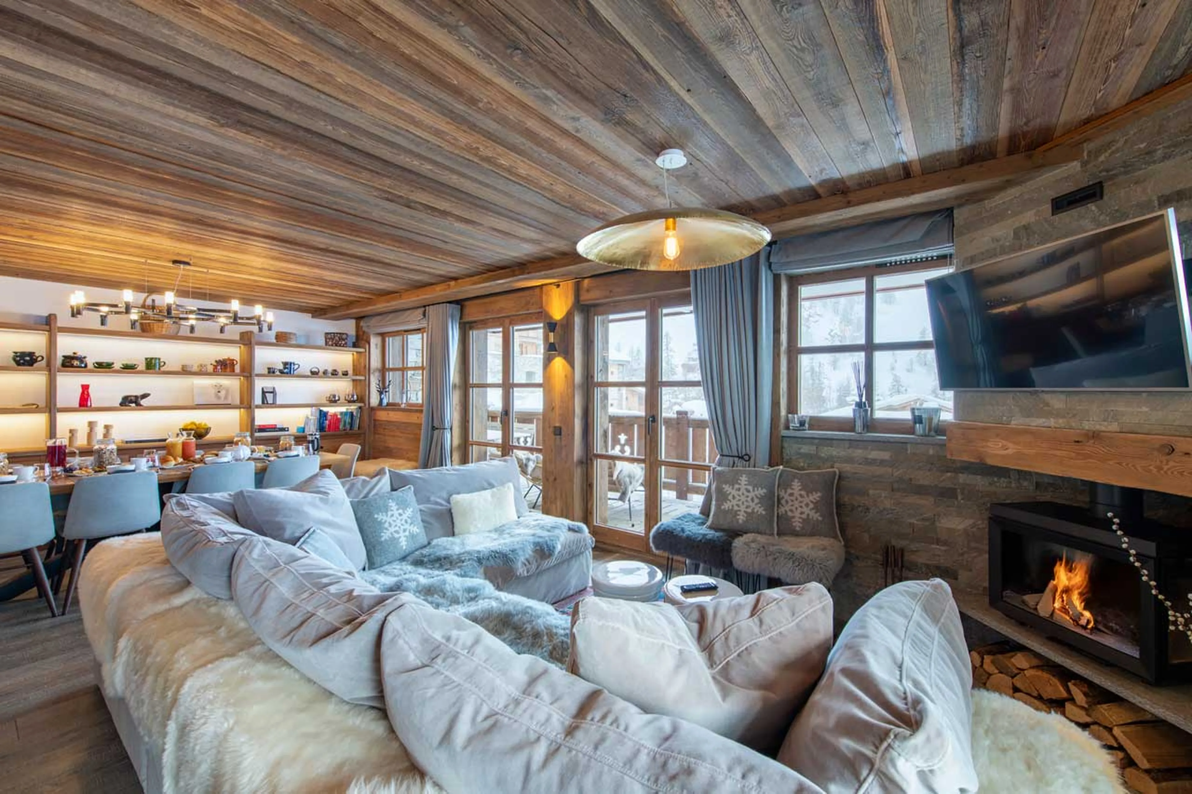 Living room at Apartment Grand Pre 2 in Val d'Isere