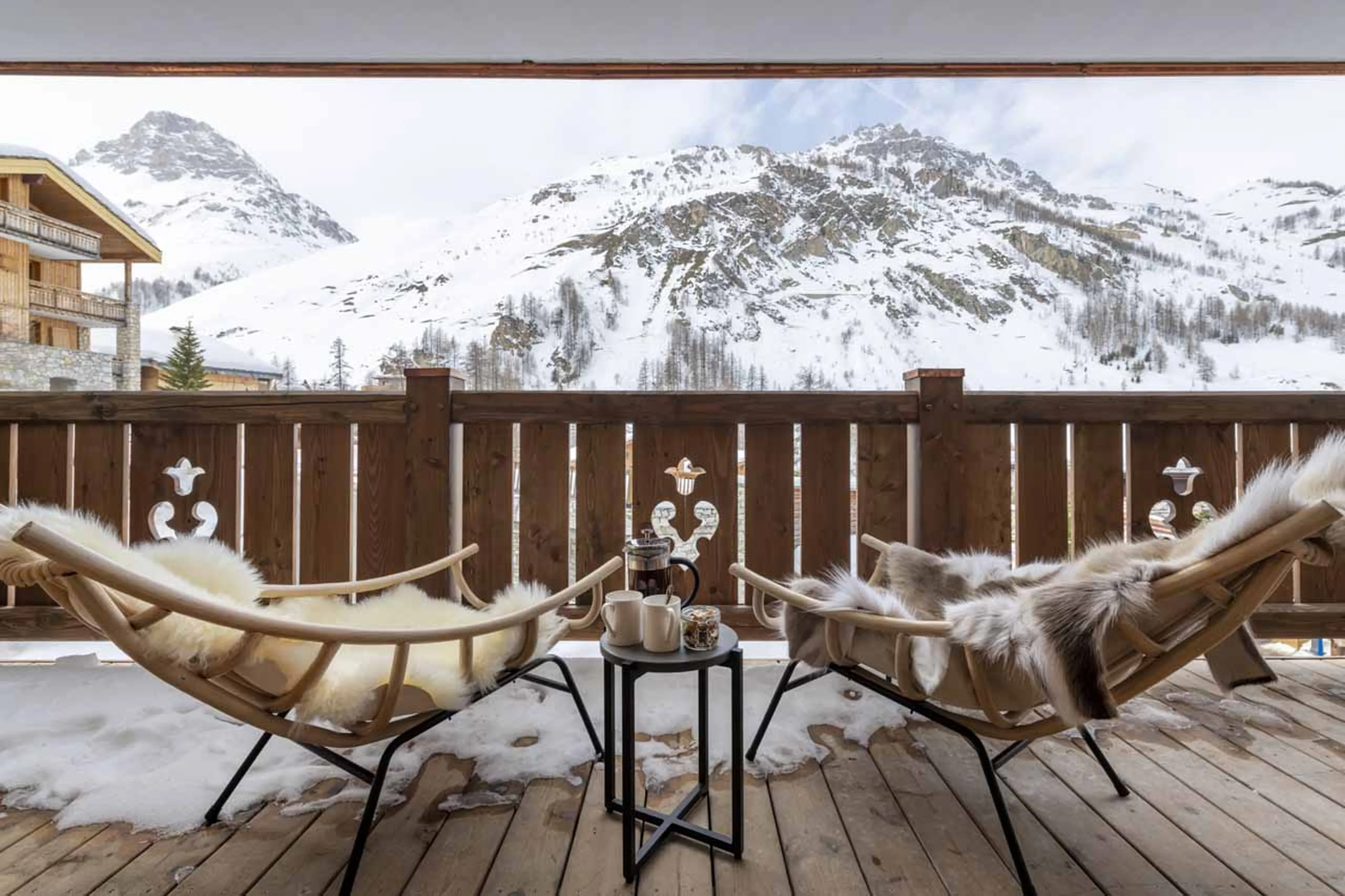 Balcony at Apartment Grand Pre 2 in Val d'Isere