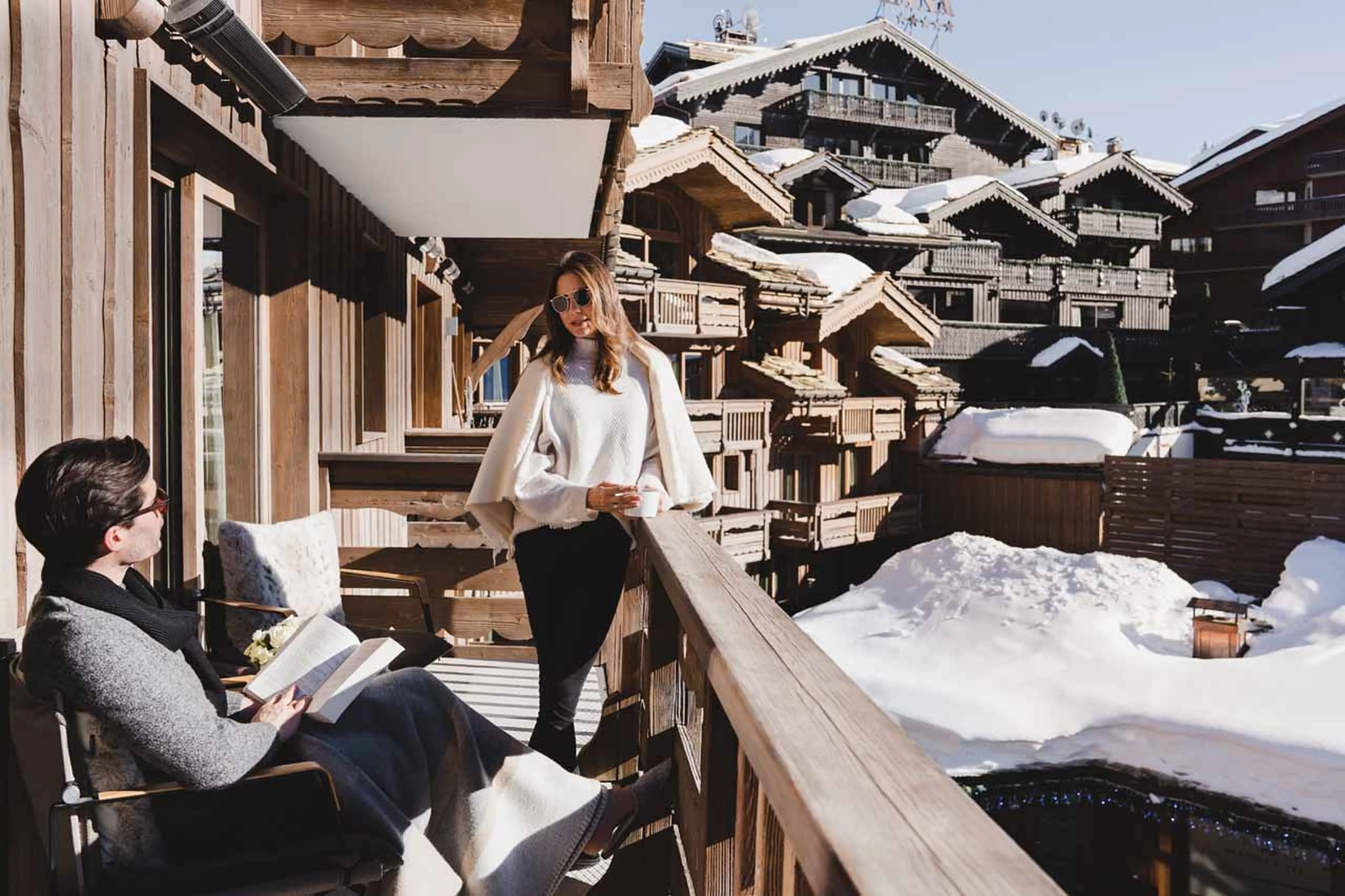 Balcony at Apartment L’Empyrée 1850 in Courchevel 1850