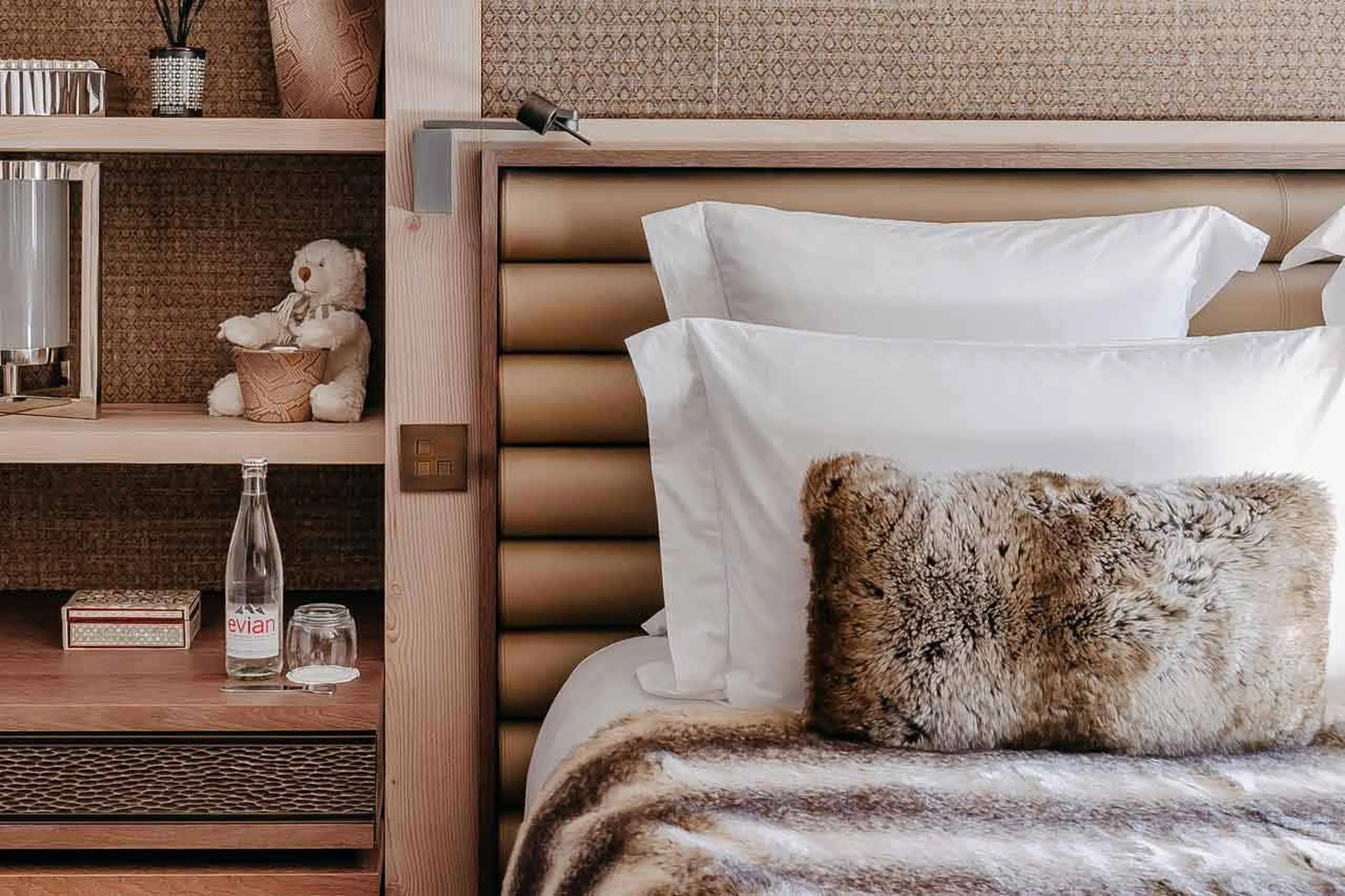 Luxurious master suite at Apartment L’Empyrée 1850 in Courchevel 1850