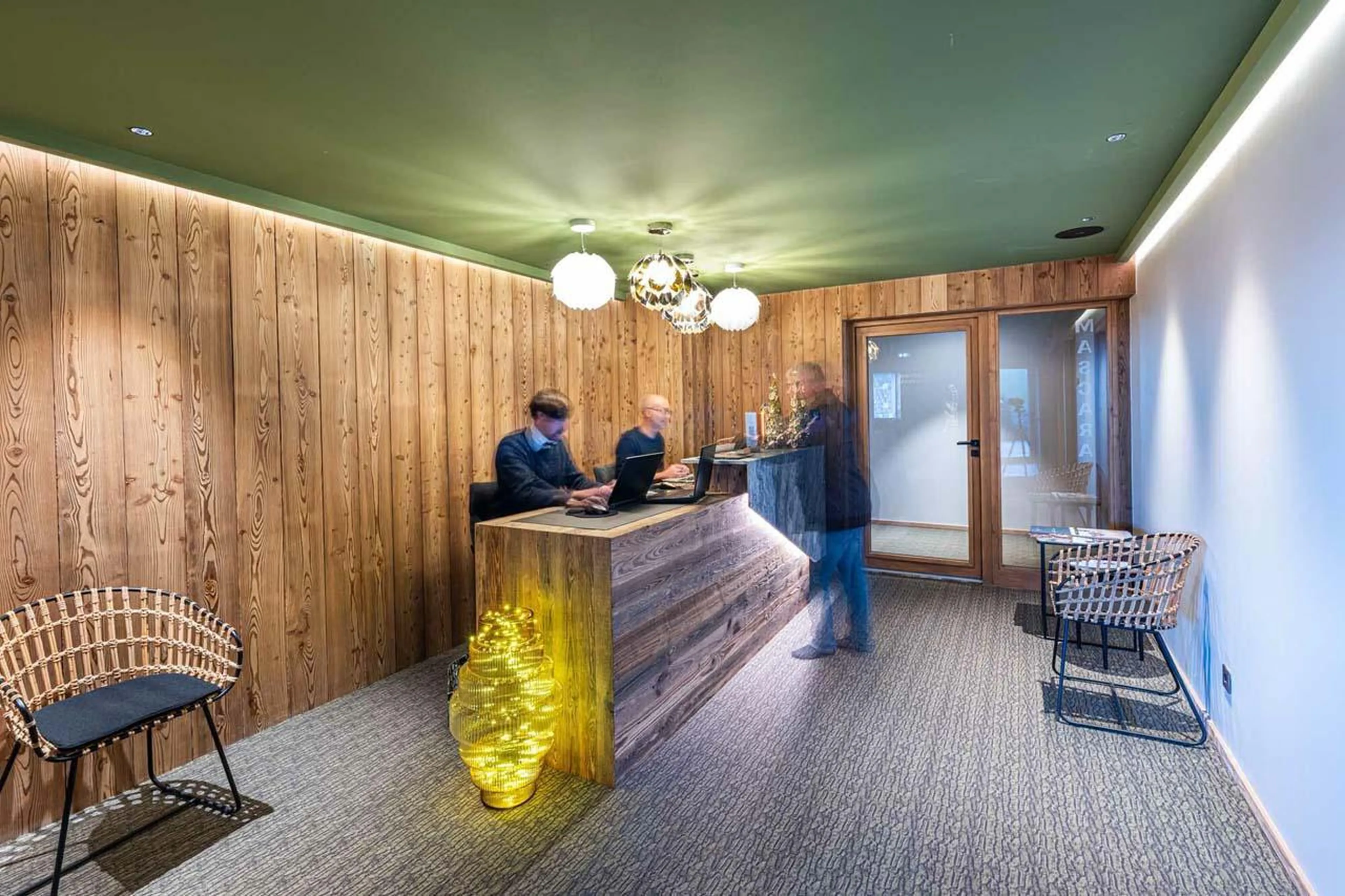 Mascara residence reception at Apartment Intresso in Courchevel 1850