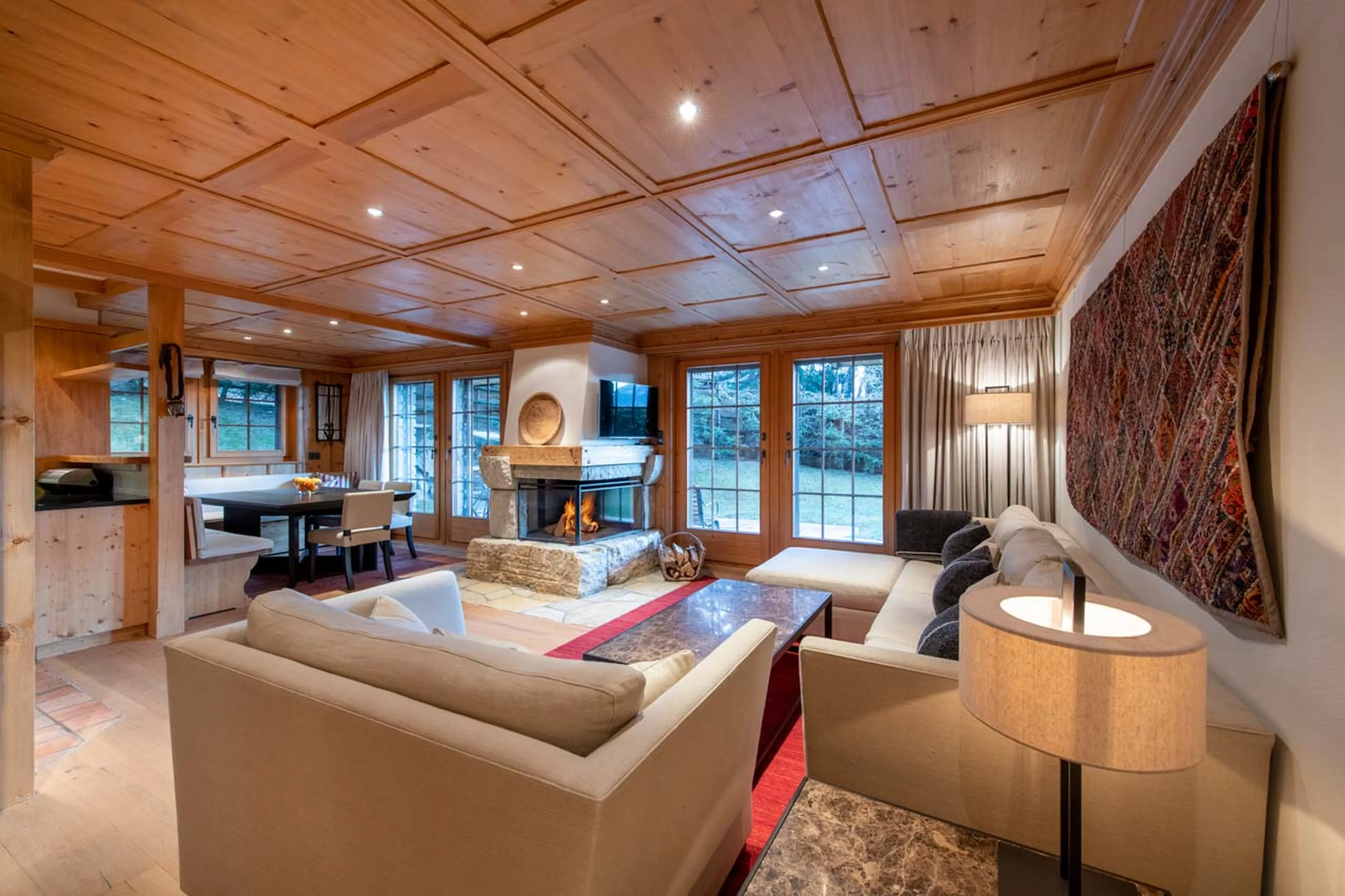 Dining area at Apartment Ivouette 011 in Verbier