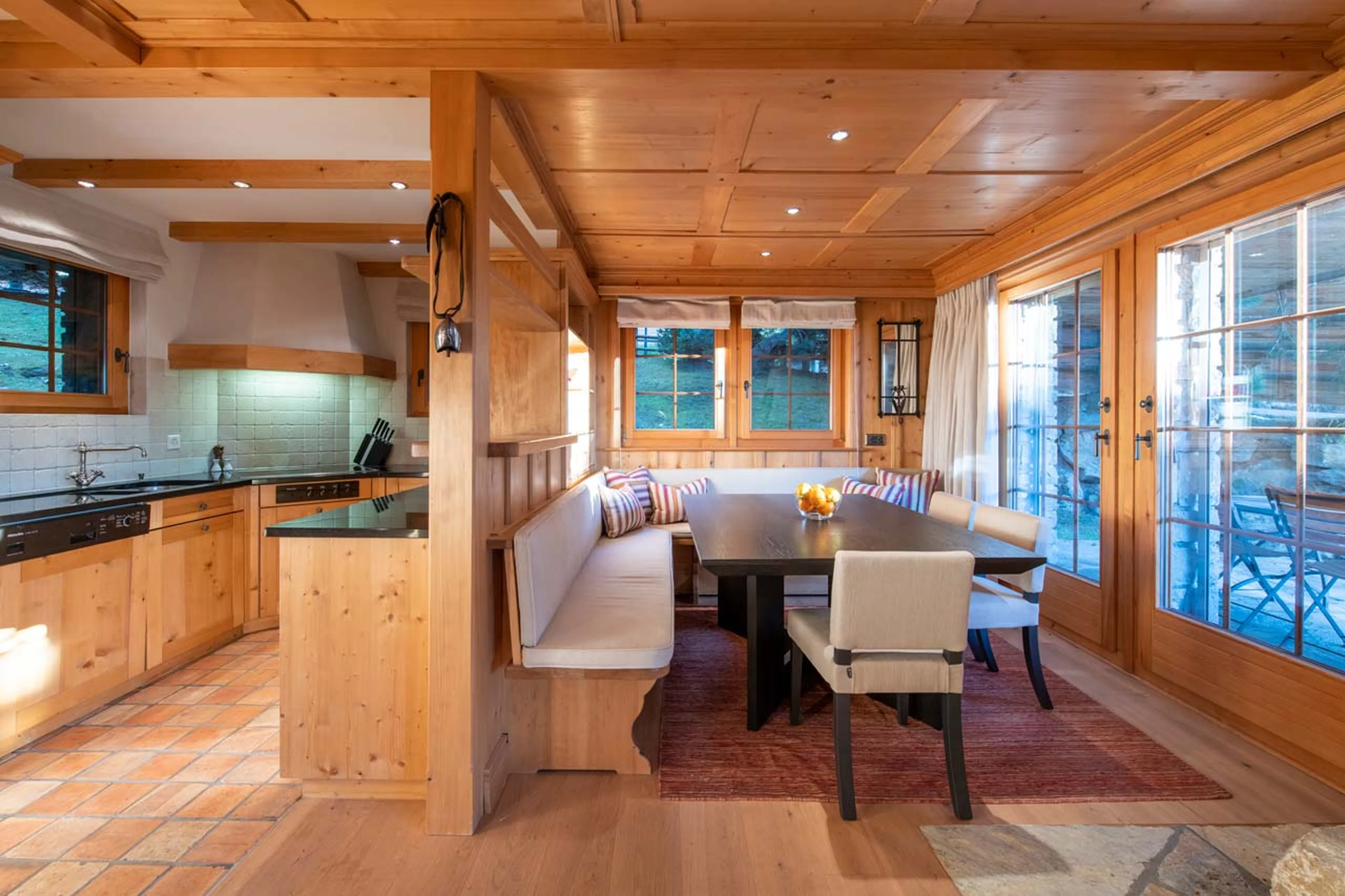 Dining area at Apartment Ivouette 011 in Verbier
