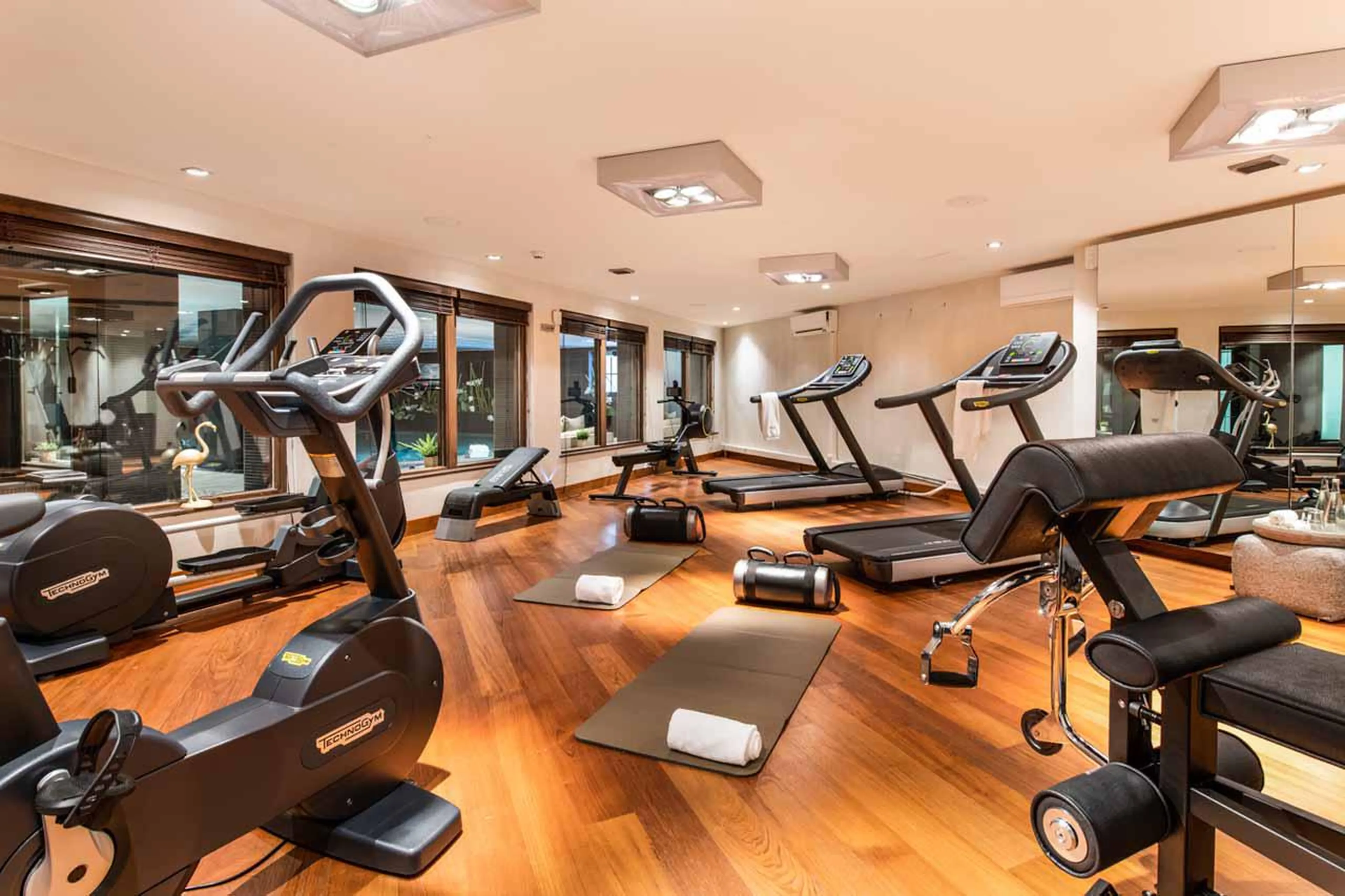 Communal fitness area at Apartment Kinabalu in Courchevel 1650