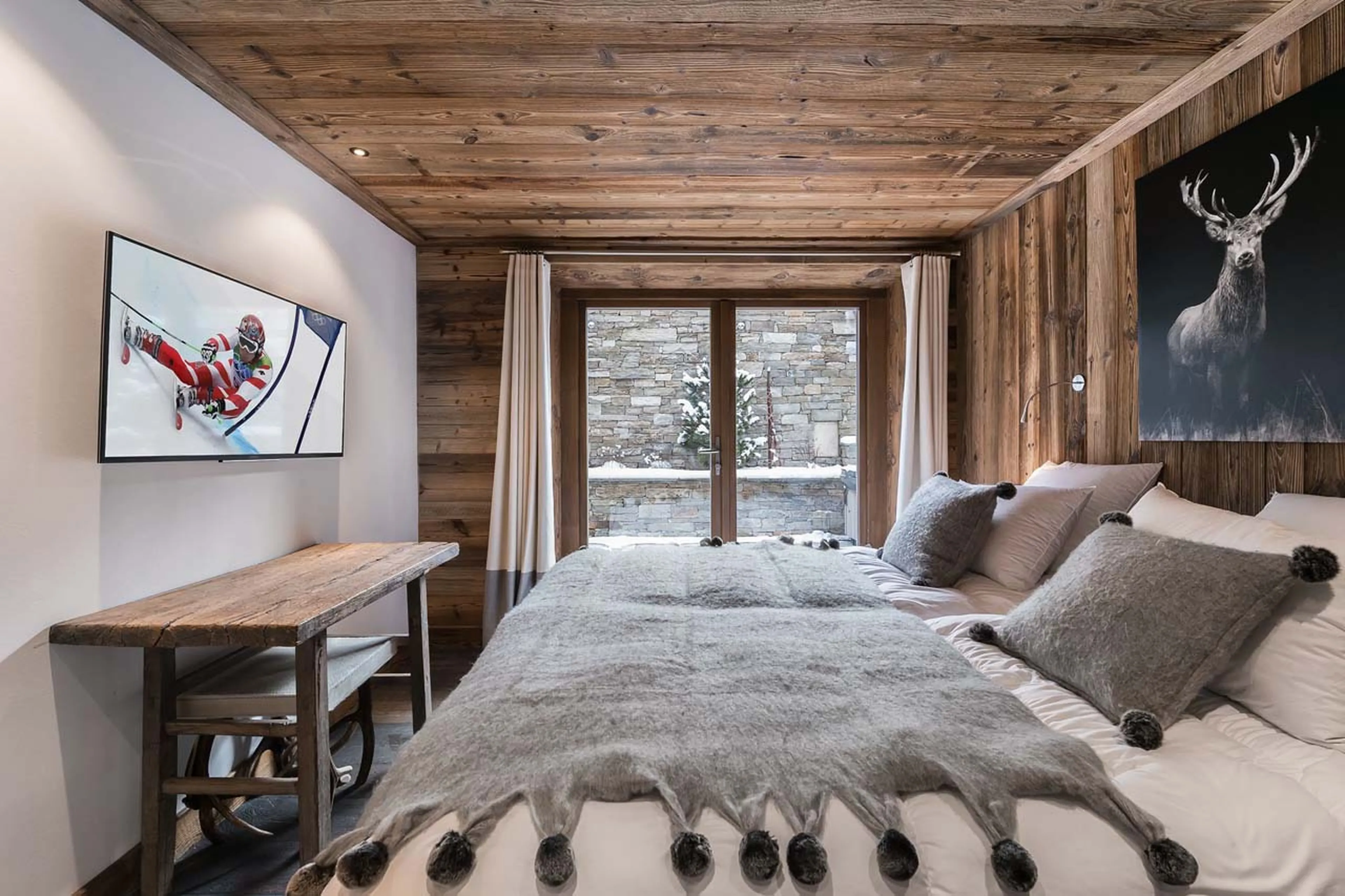 Bedroom three at Apartment La Canadienne 3 in Val d'Isere