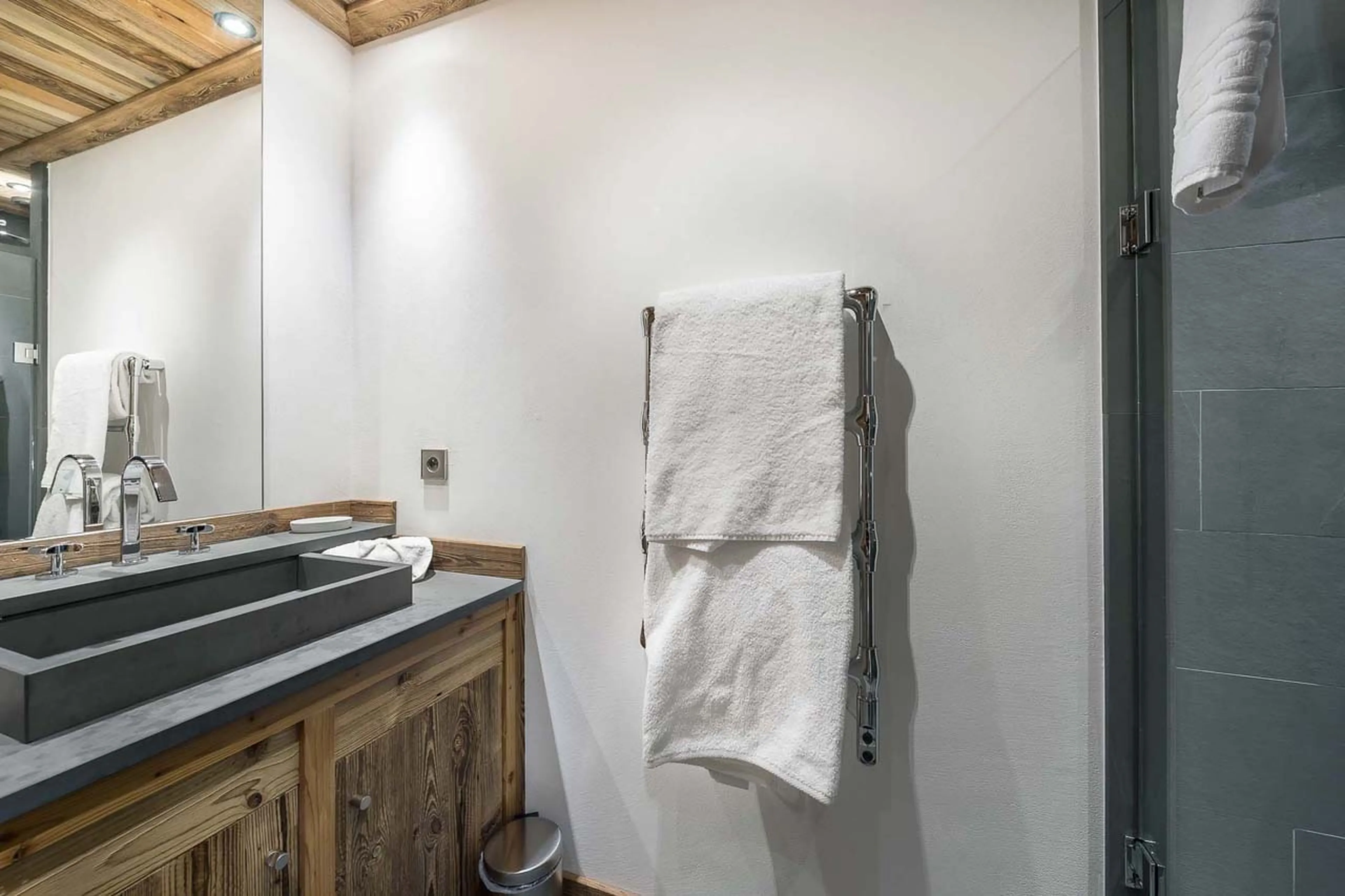 Independent shower room at Apartment la Canadienne 8 in Val d'Isere