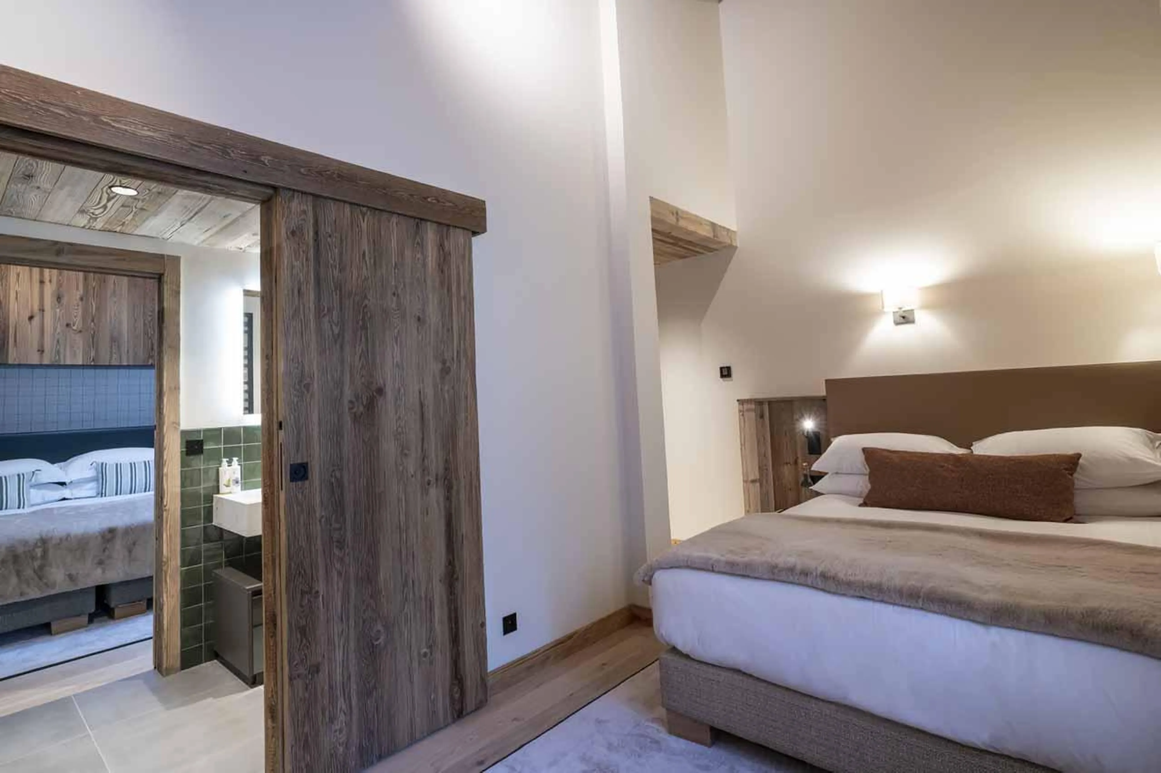 Bedroom three at Apartment Le Cygne in Meribel