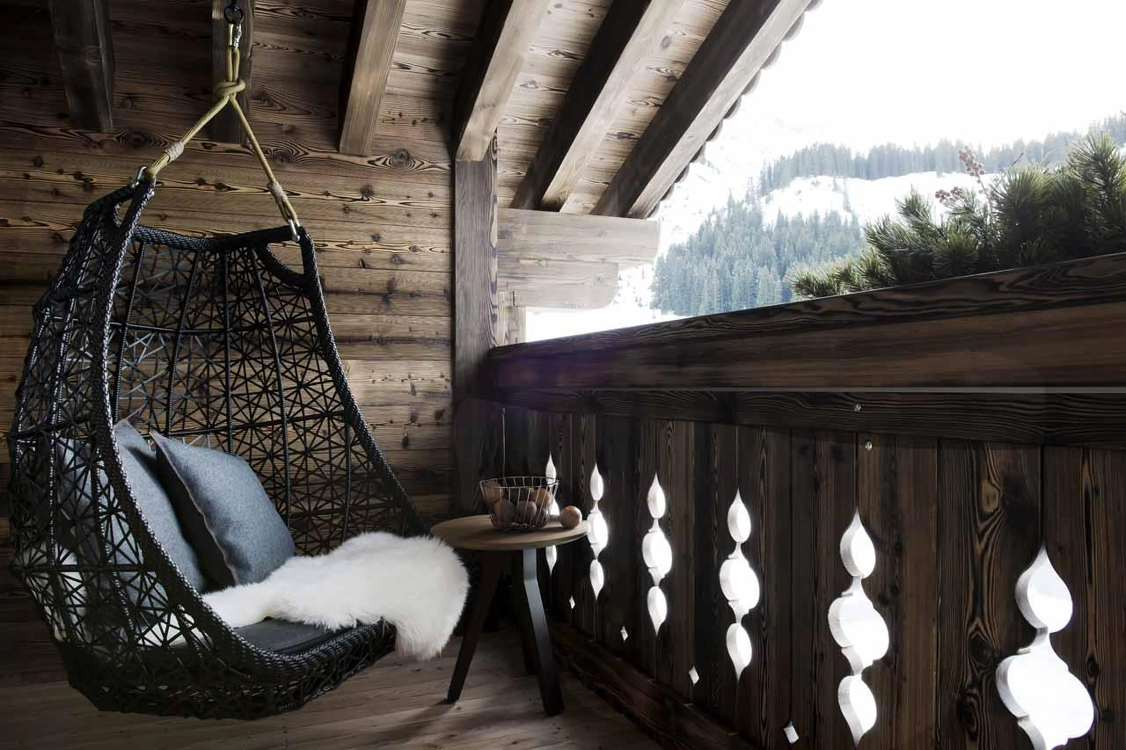 Hanging seat in Apartment Lech II, Lech