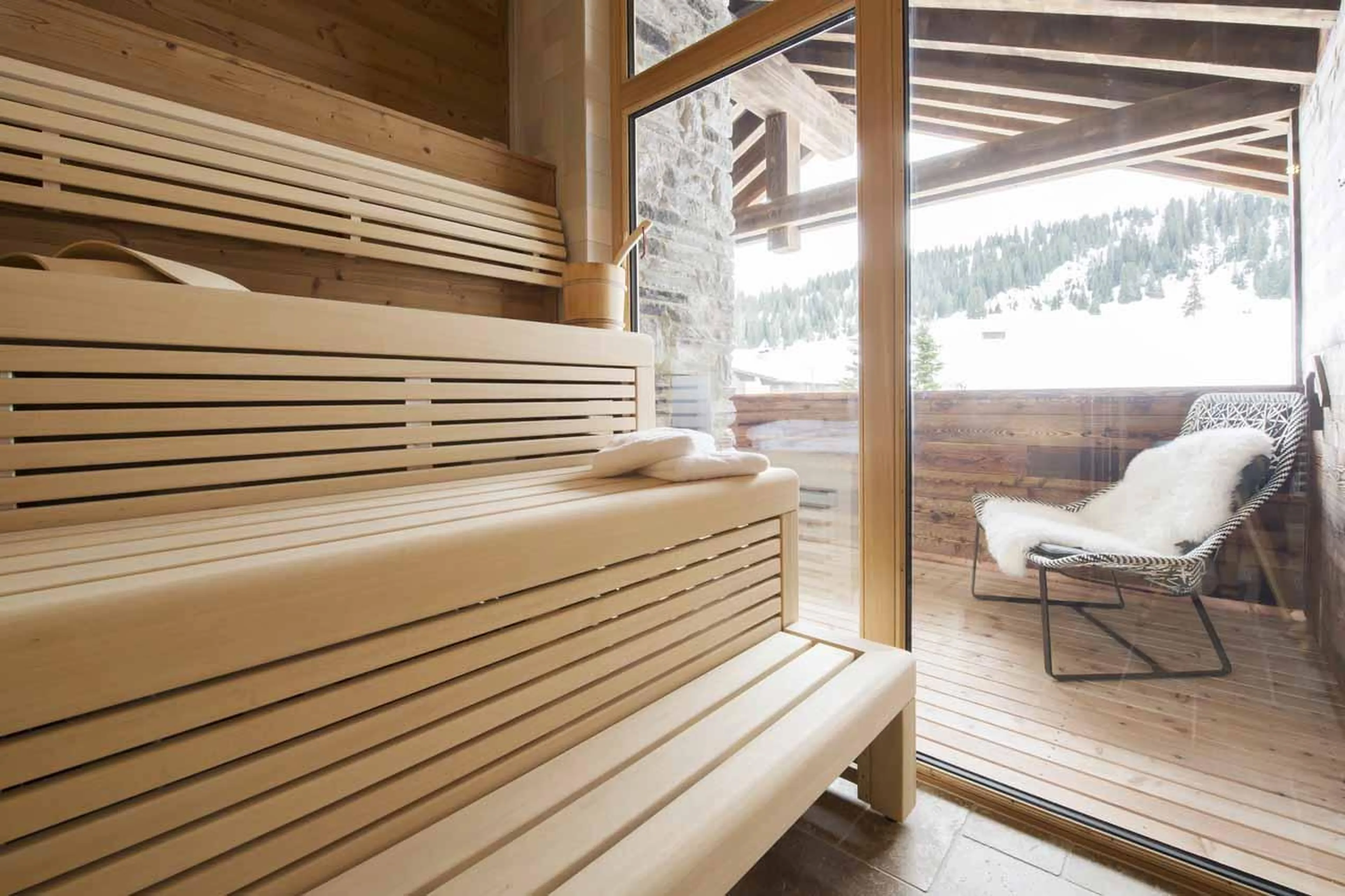 Sauna in Apartment Lech II, Lech