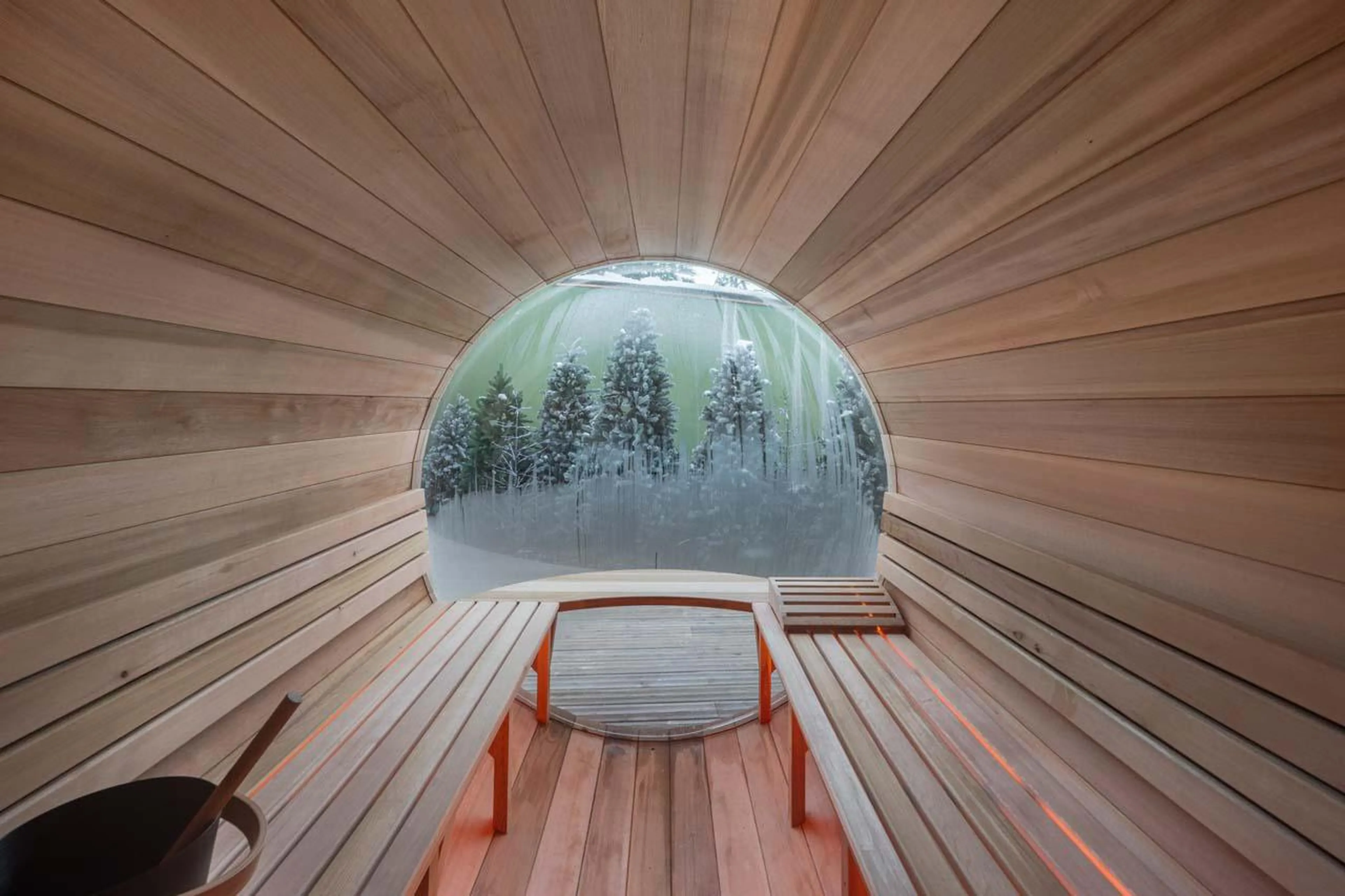 Sauna at Apartment Limeo in Courchevel 1850
