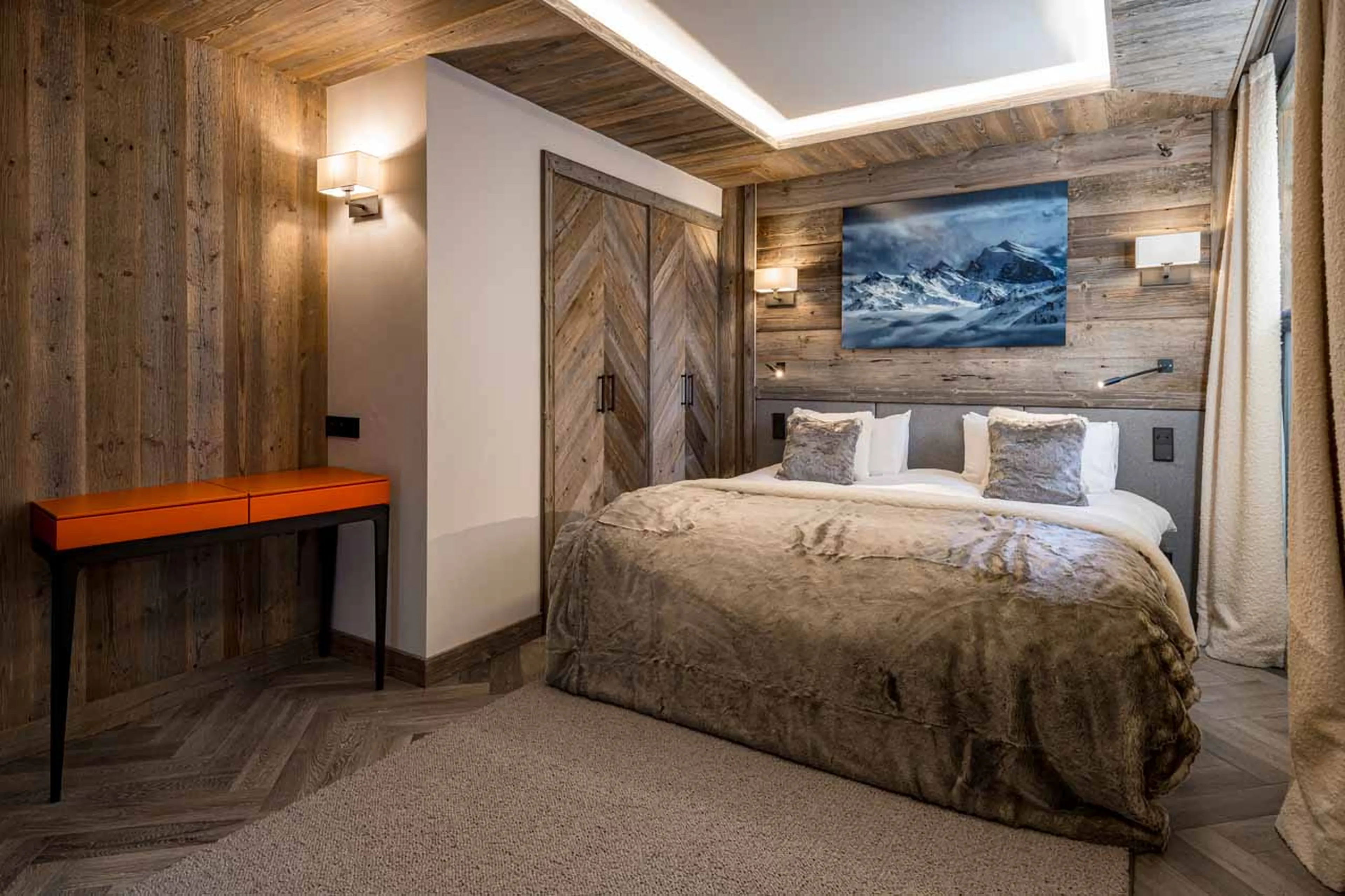 Bedroom two at Apartment L'Ours Rouge in Meribel