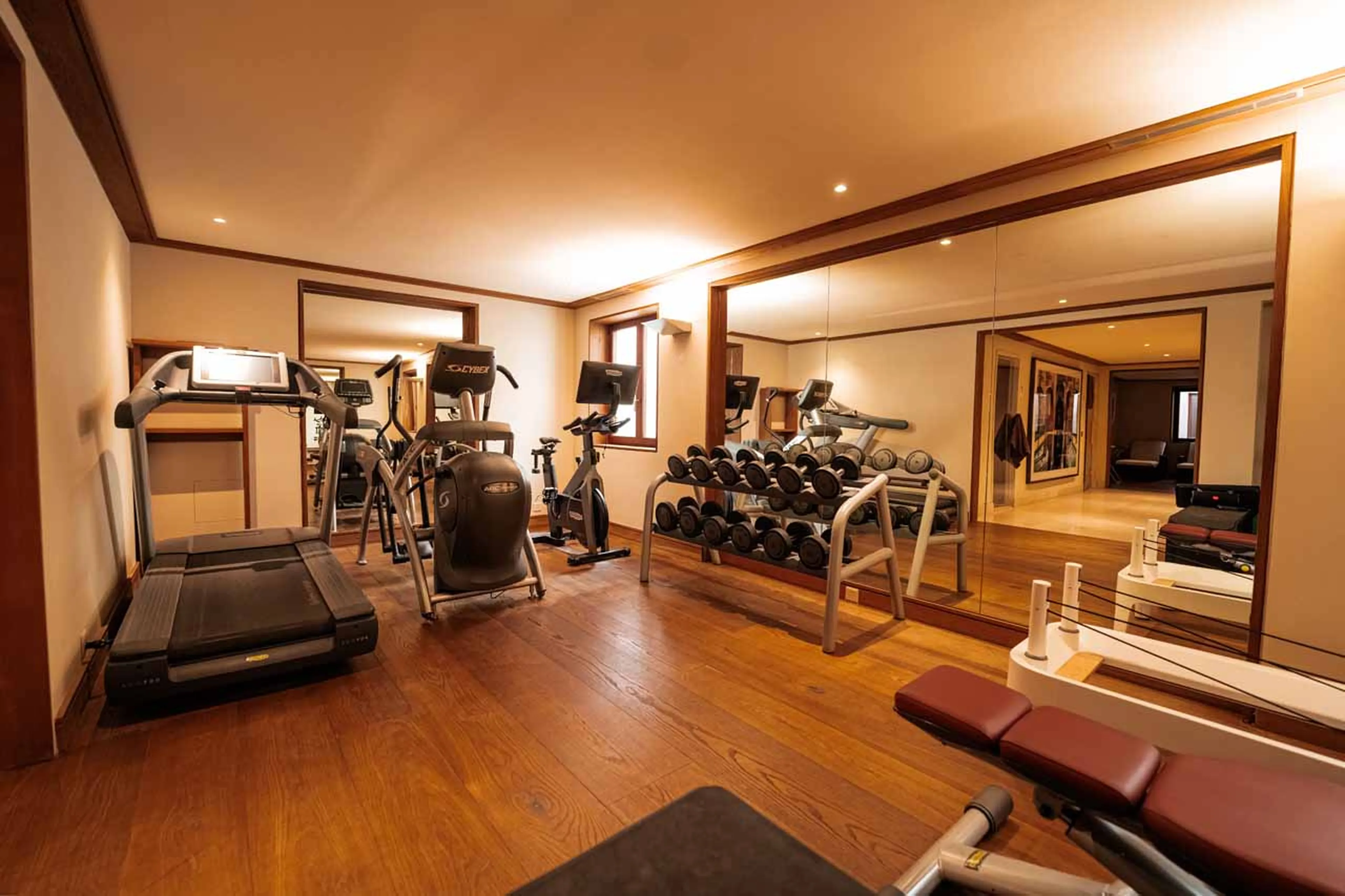 Gym at Apartment Luna in Gstaad