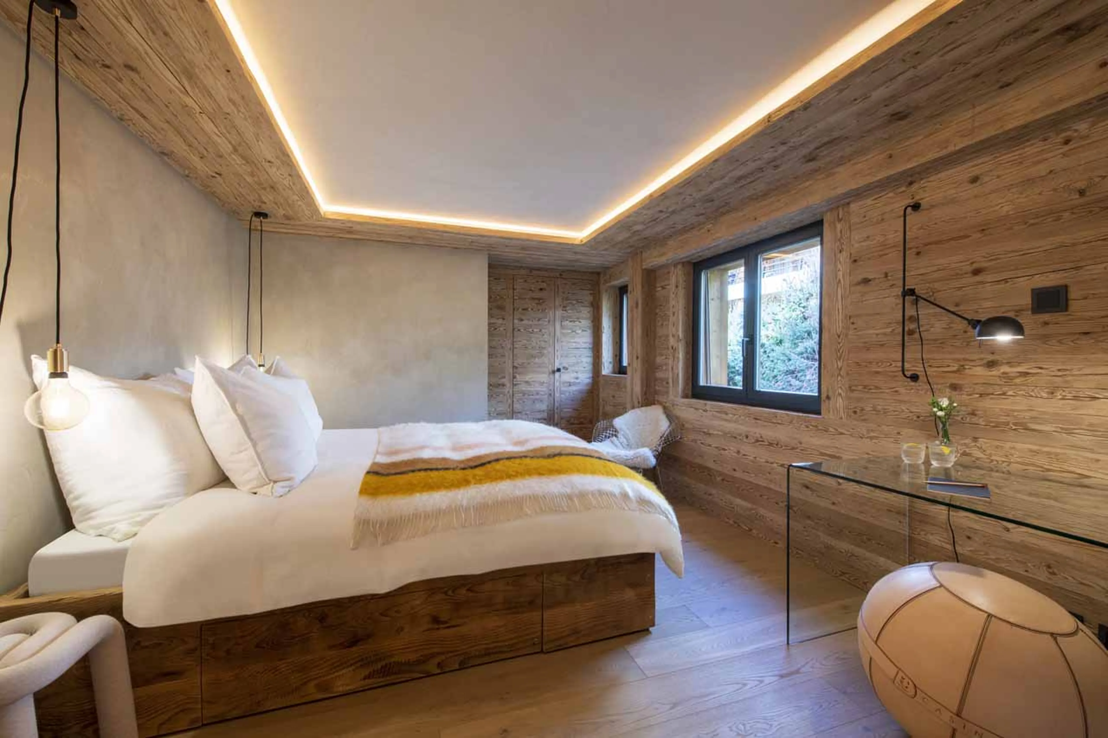 Bedroom one at Apartment Madelia in Verbier