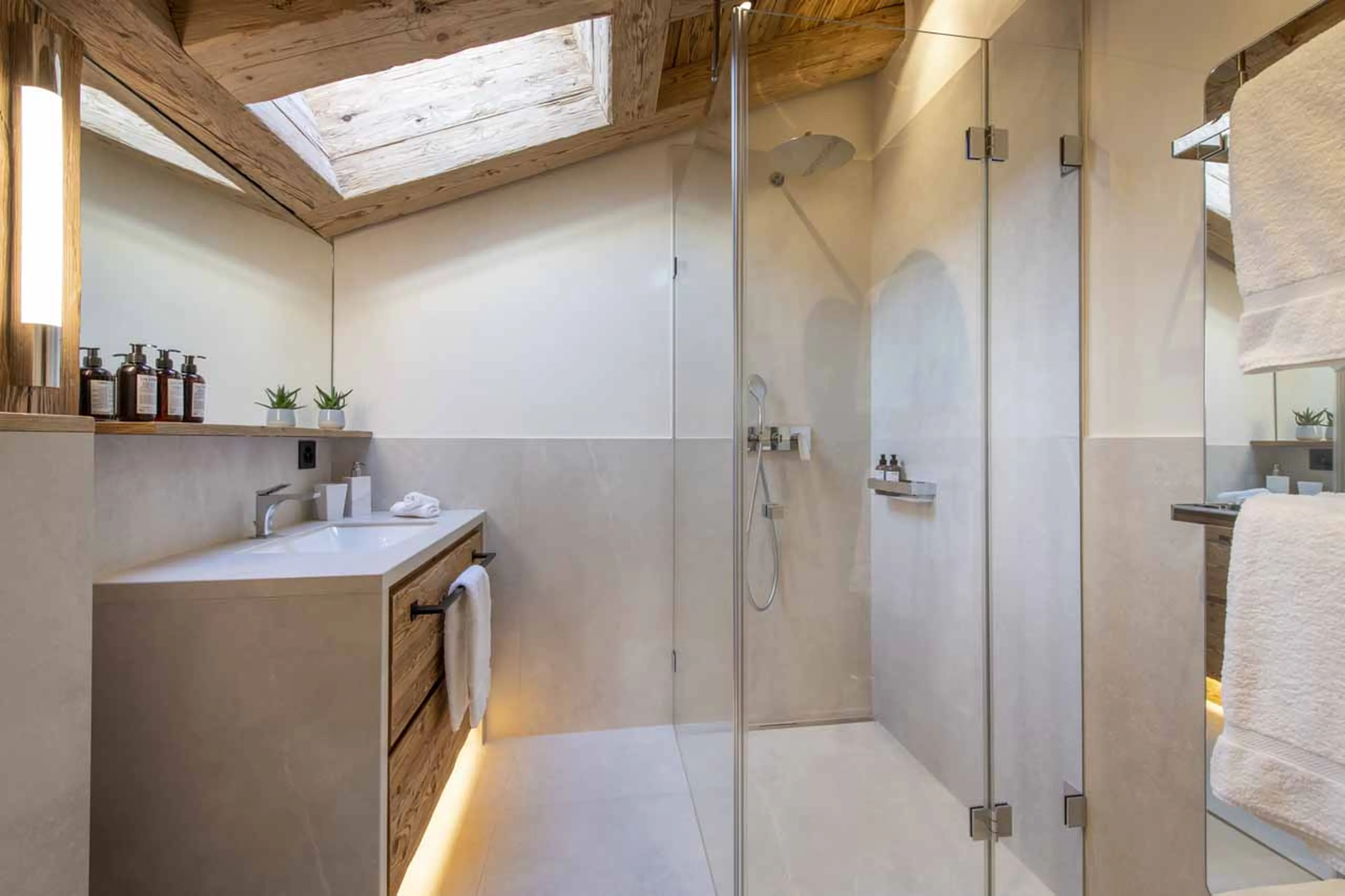 Shower room at Apartment Madelia in Verbier