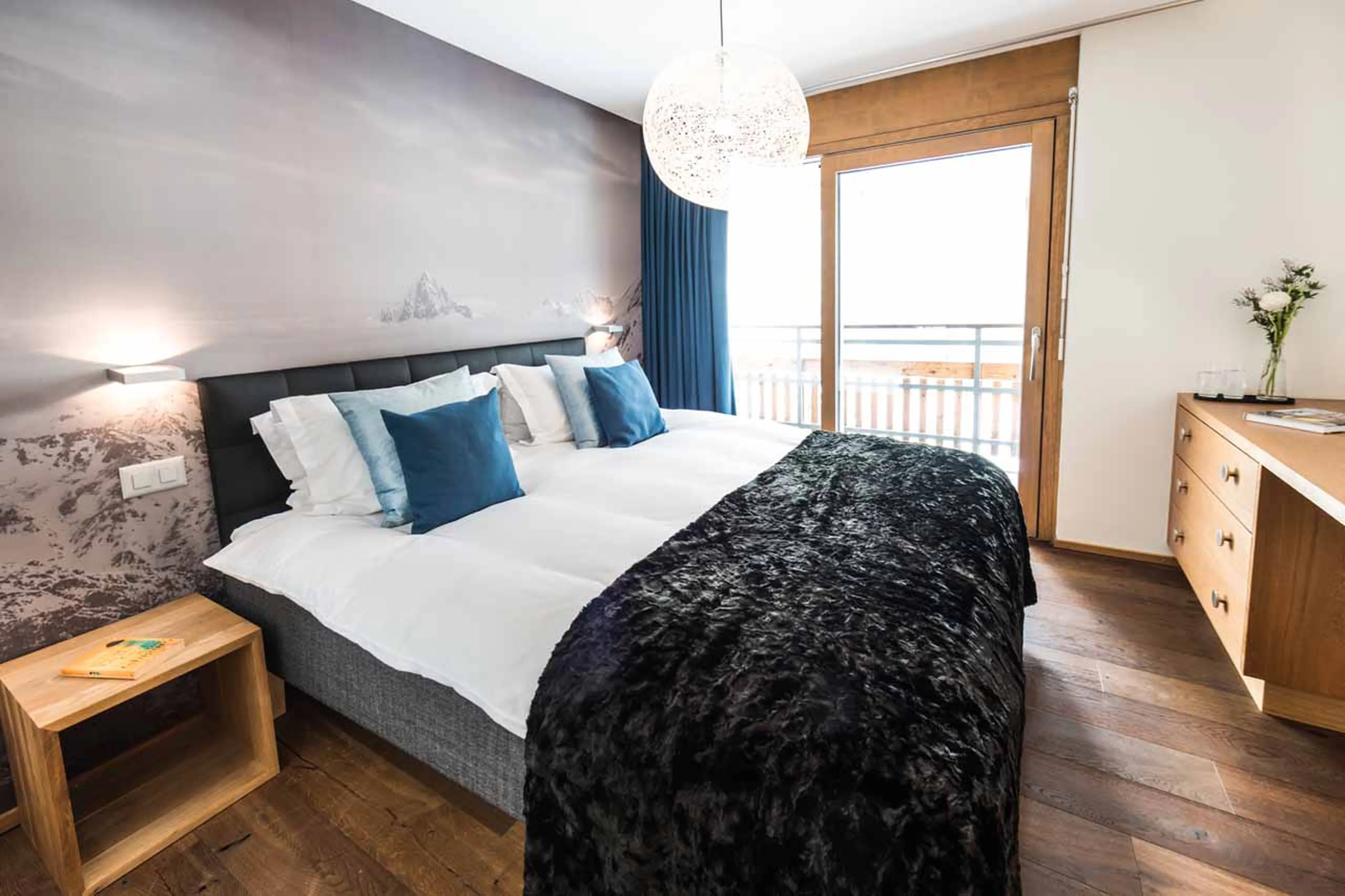 Bedroom three at Apartment Matten in Zermatt