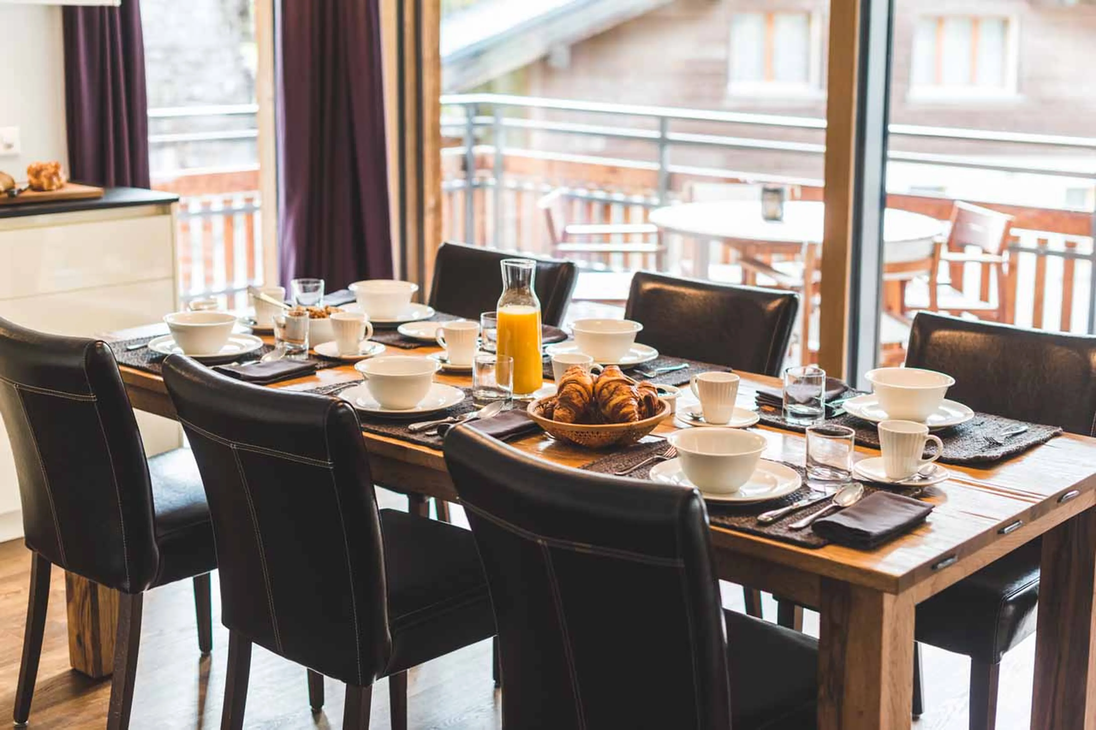 Breakfast at Apartment Matten in Zermatt