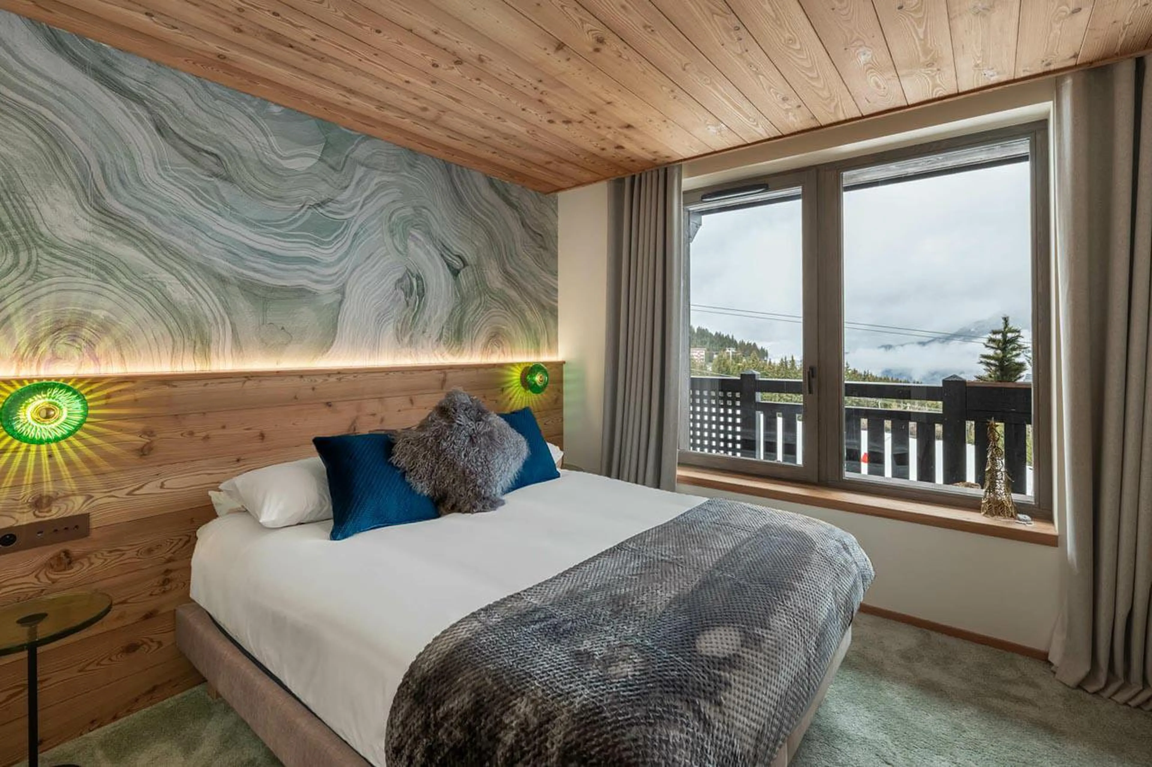 Bedroom at Apartment Michaelo in Courchevel 1850