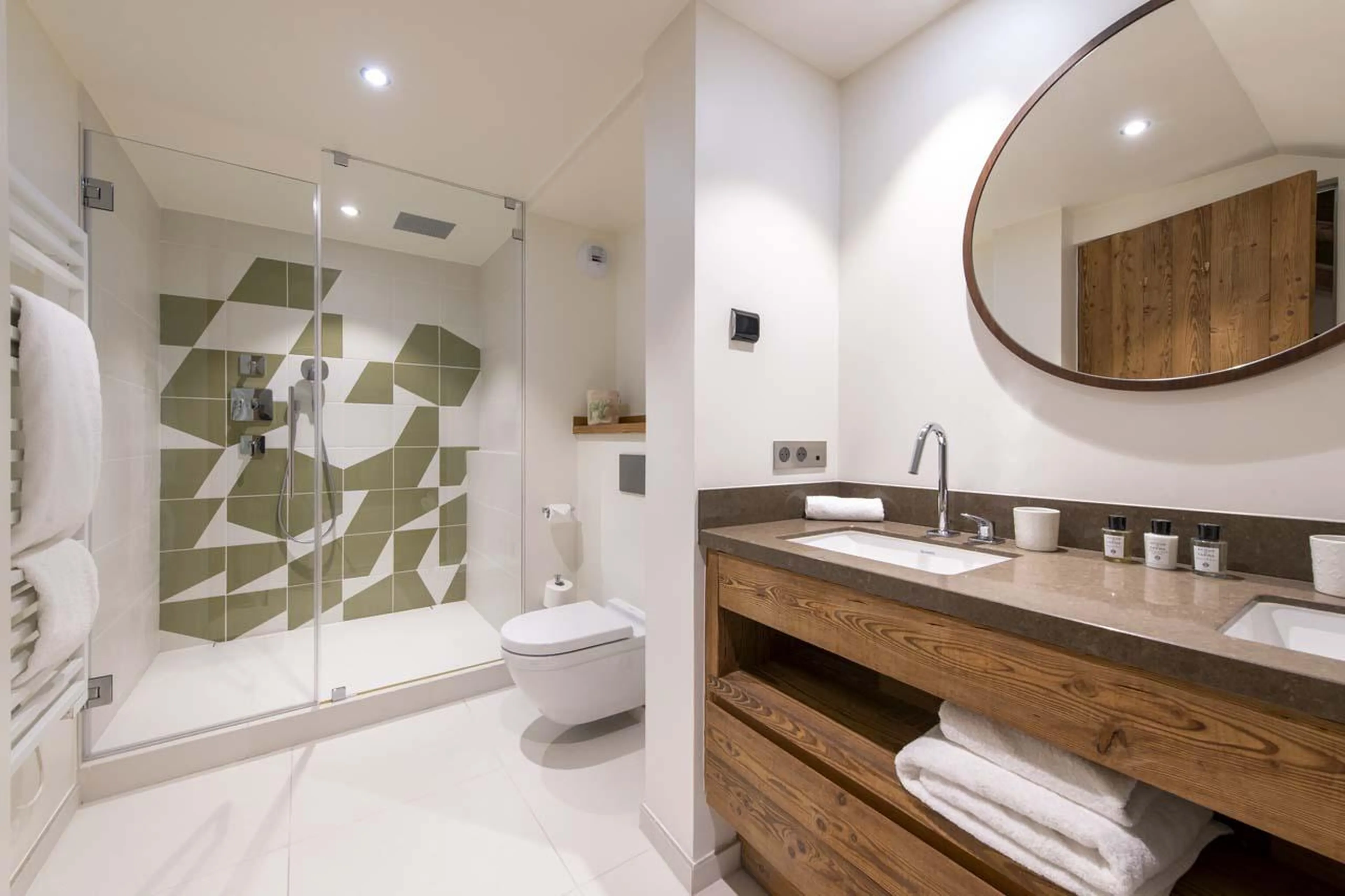 Shower room at Apartment Nanuq in Meribel