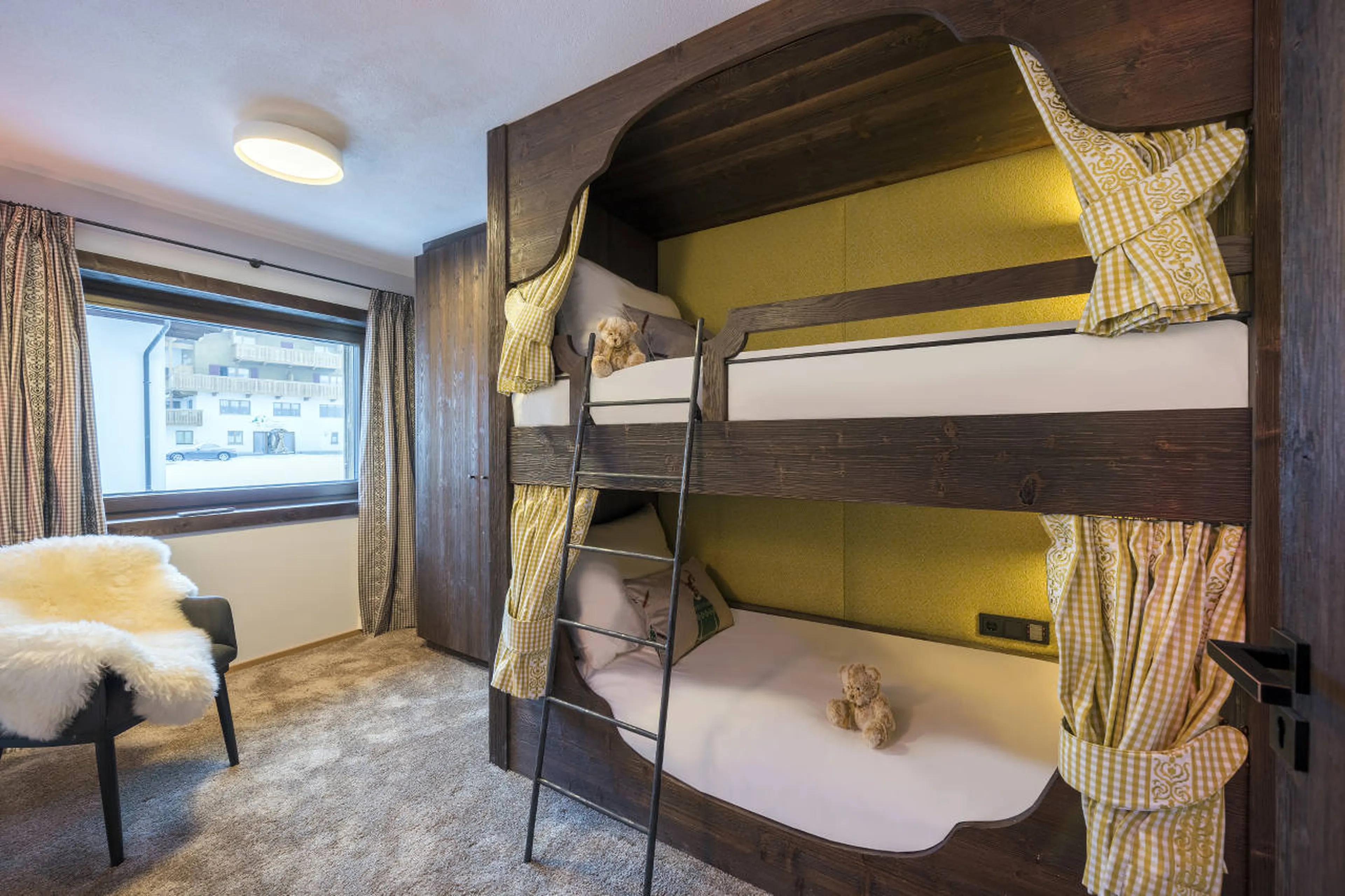 Children’s bunk bedroom in Nidus Apartment 4 in Lech