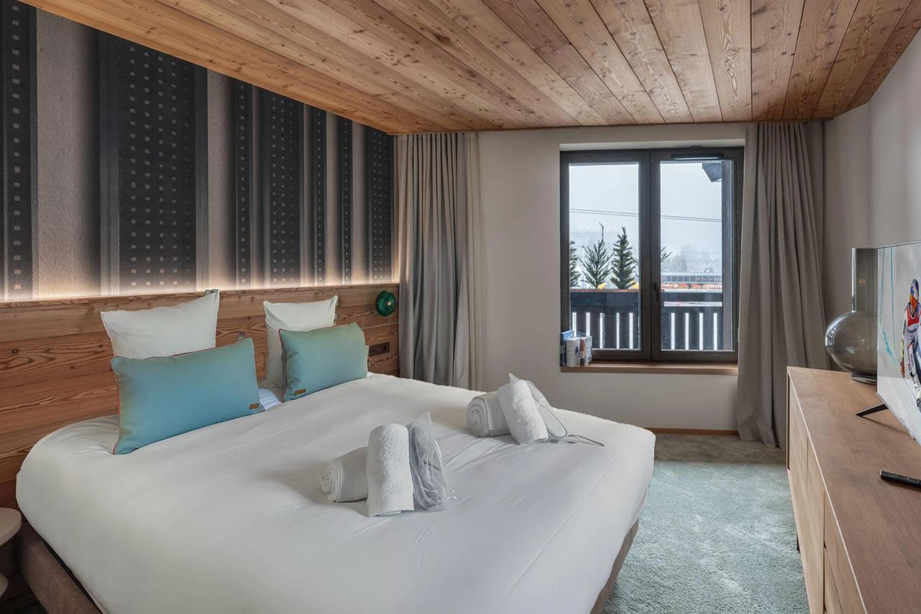 Bedroom at Apartment Oro in Courchevel 1850