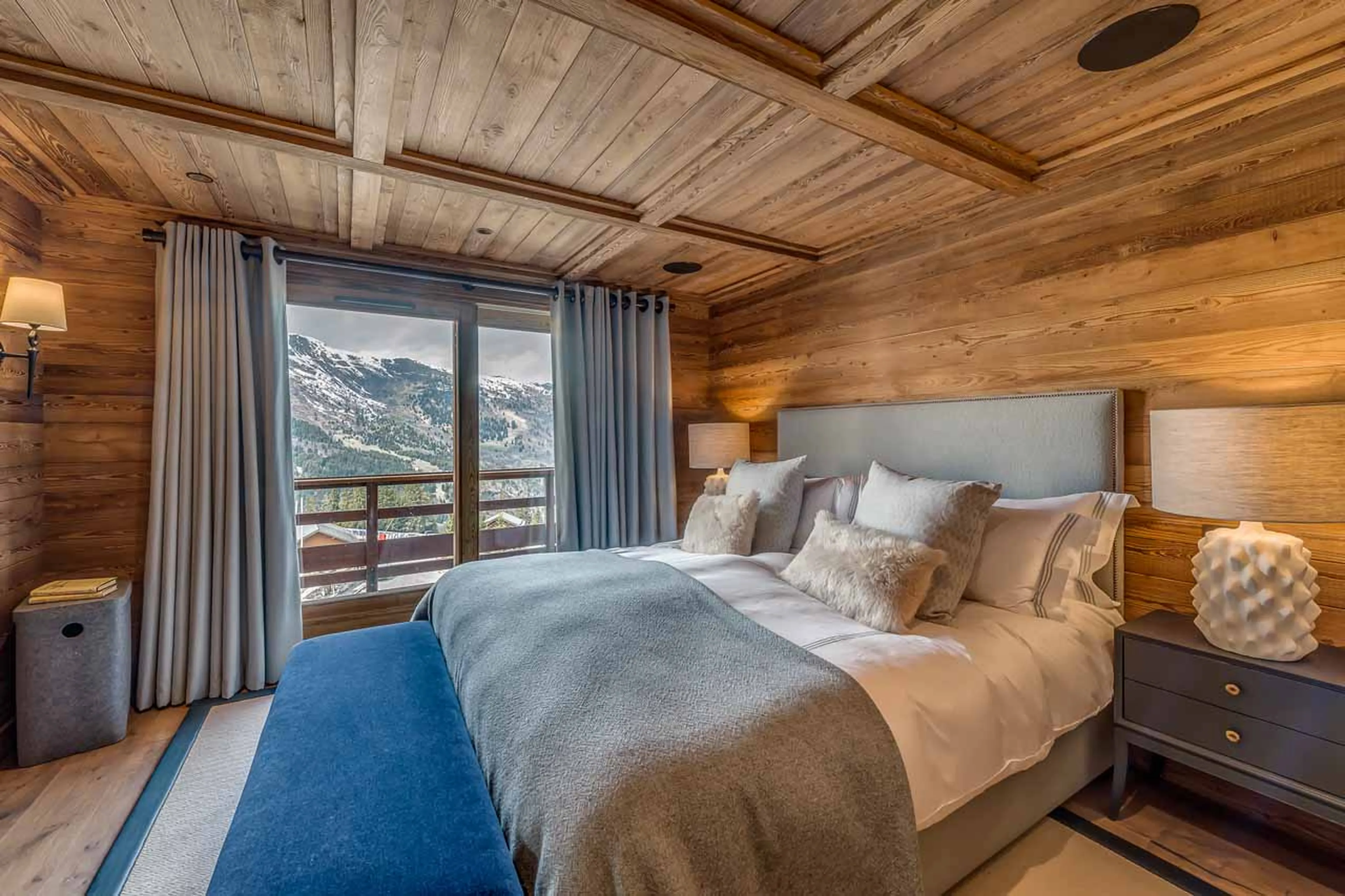 Bedroom one at Apartment Chamois in Meribel