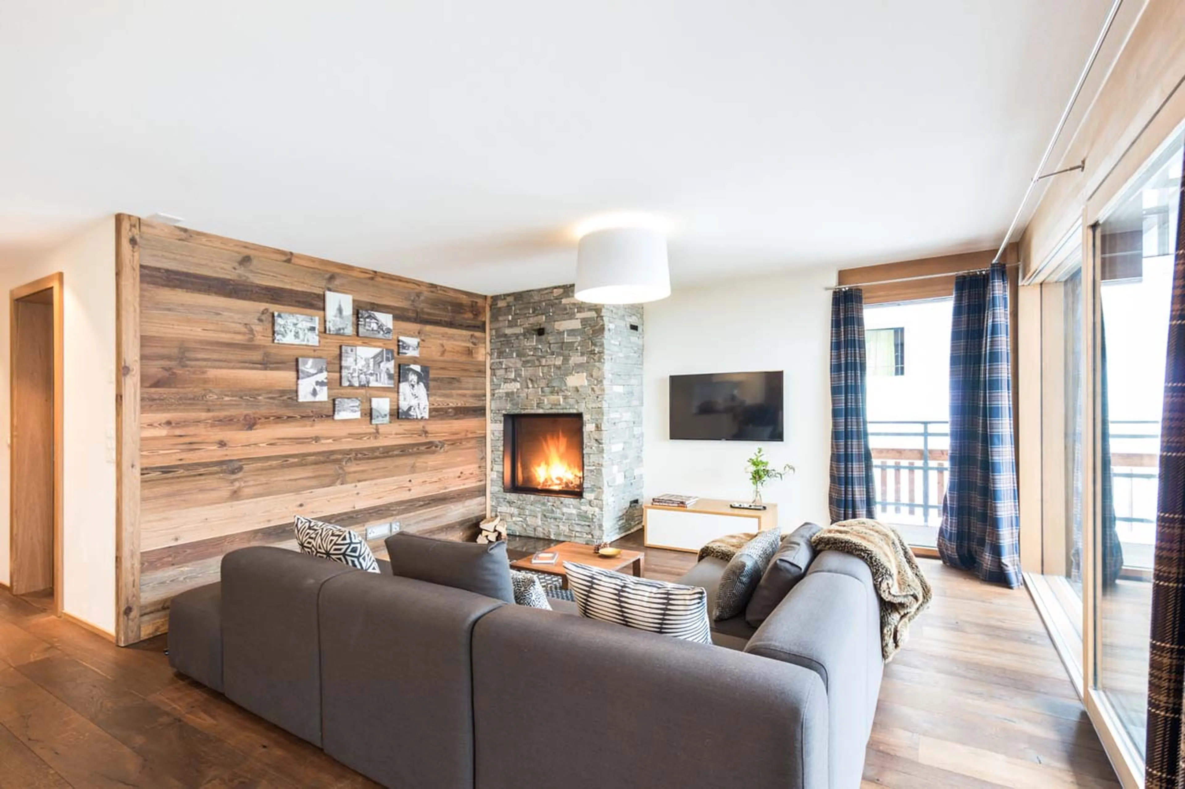 Living area at Apartment Petit in Zermatt