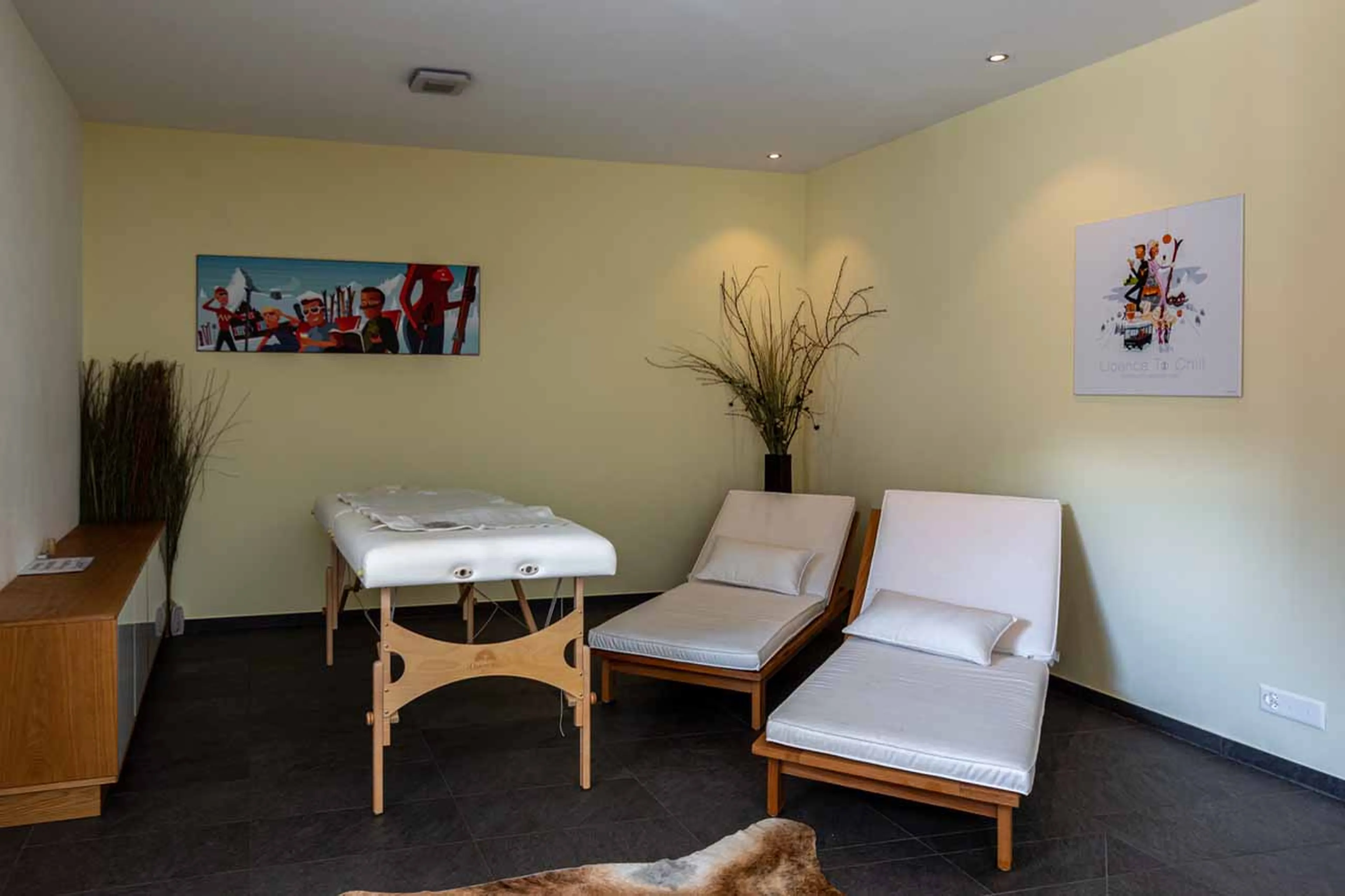 Massage room at Apartment Petit in Zermatt